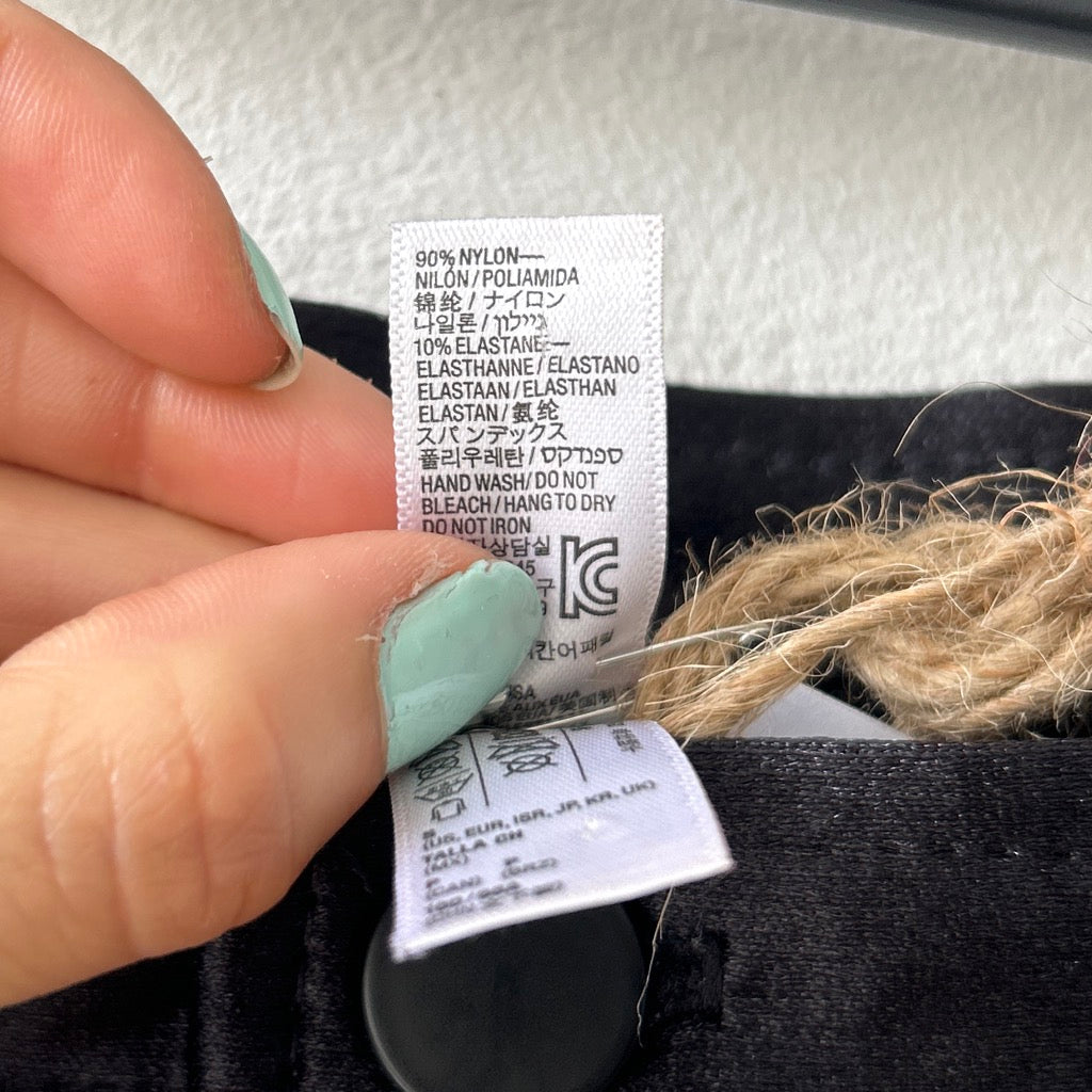 2010s black disco pants by american apparel