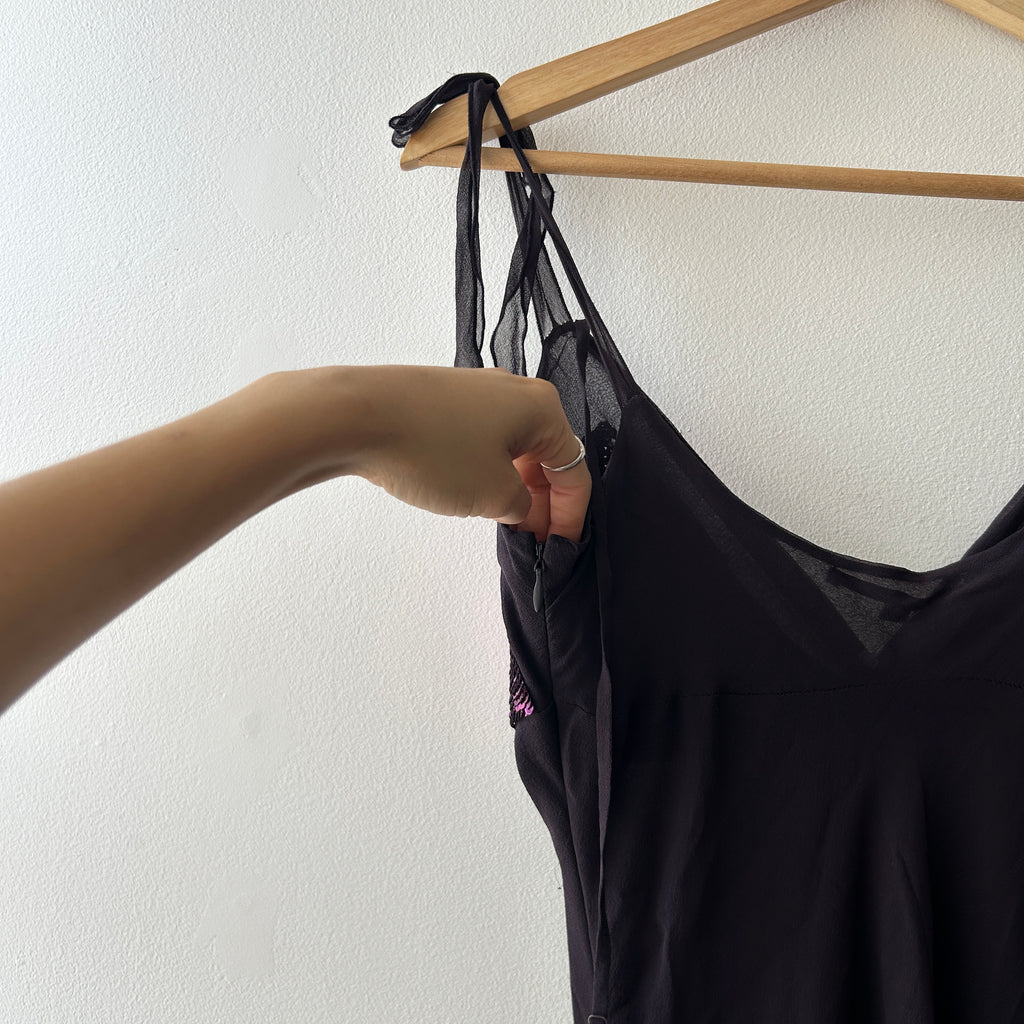 Vintage 100% silk dress by Les petites