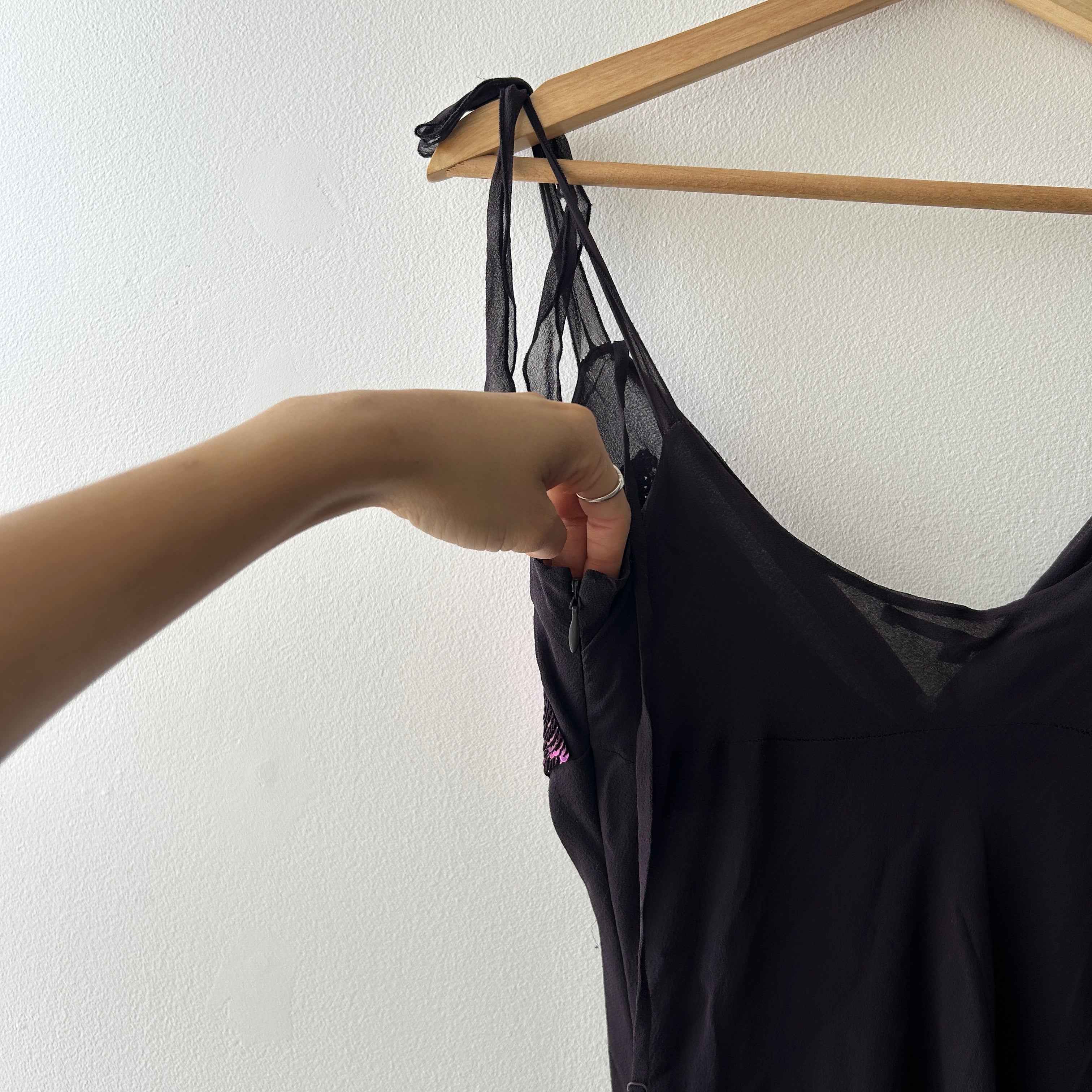 Vintage 100% silk dress by Les petites