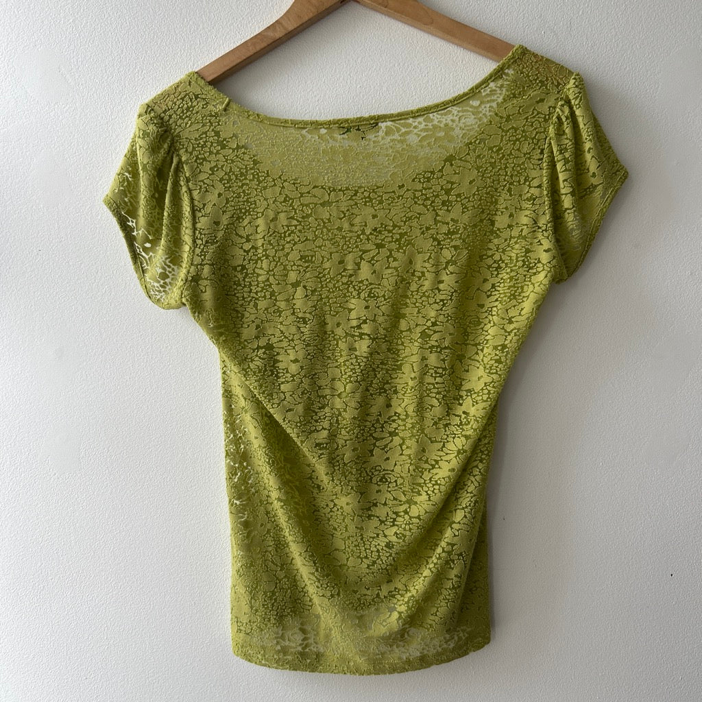 2010s mesh top by Tricotto