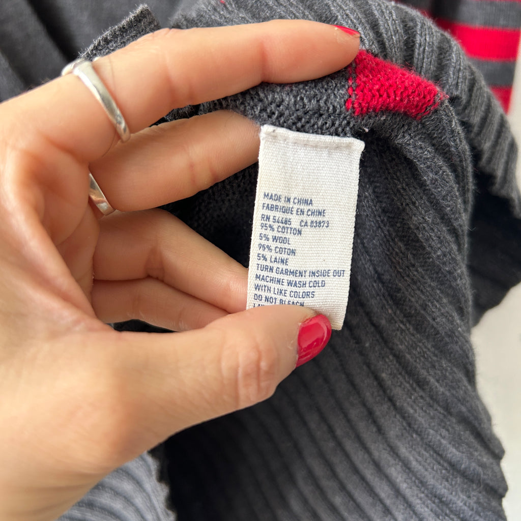 2000s wool blend knit cardigan by AE