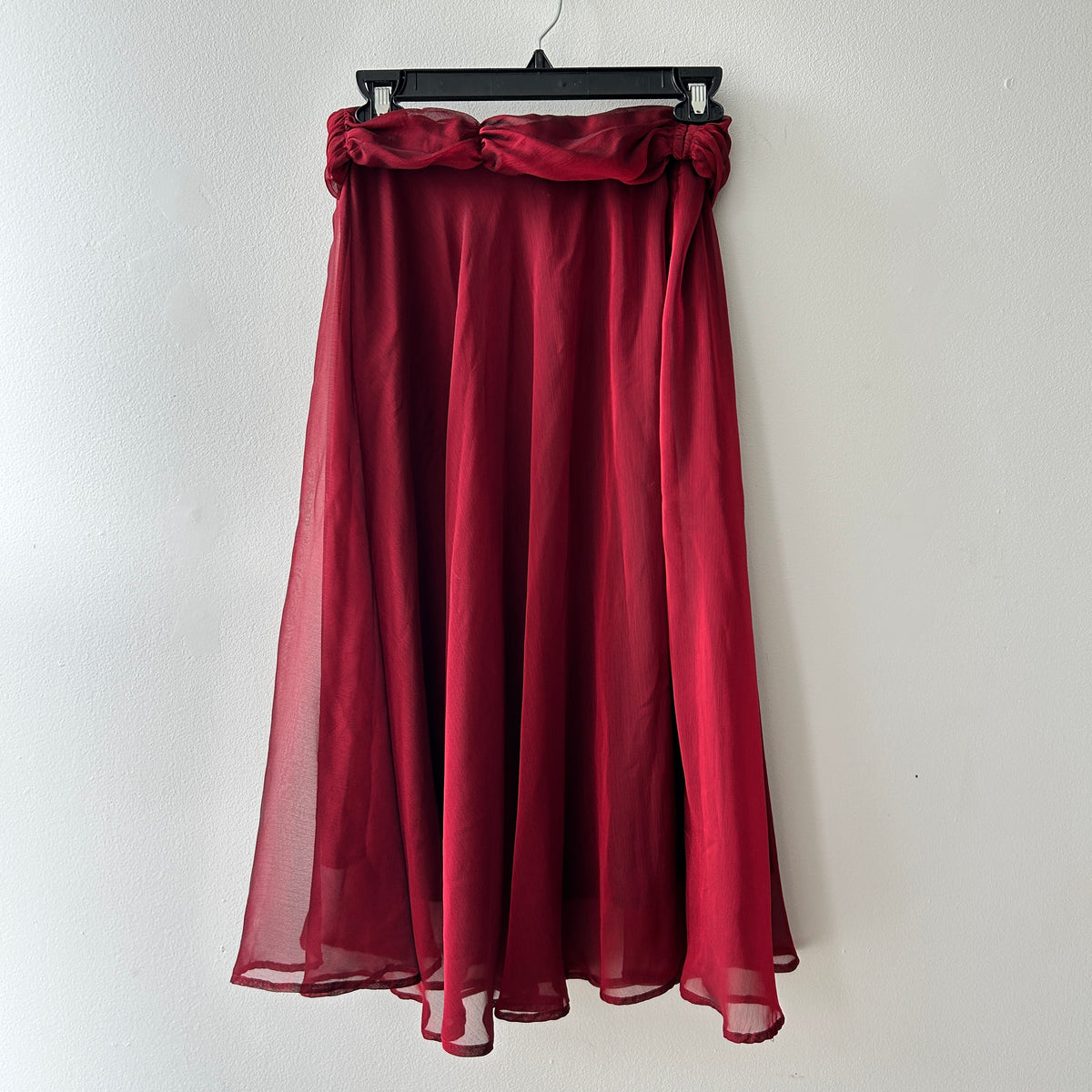 90s iridescent maxi skirt