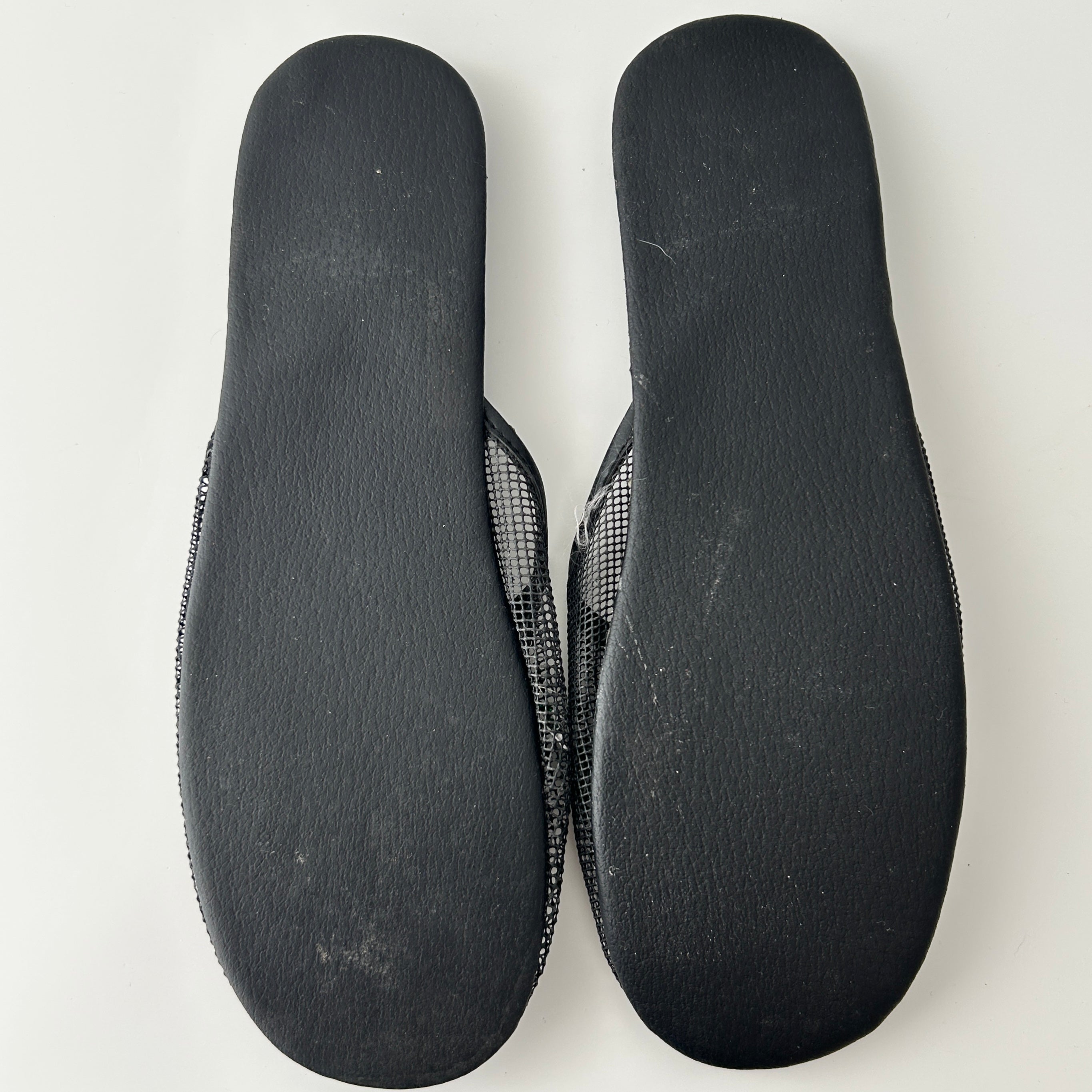 2000s beaded mesh sandals