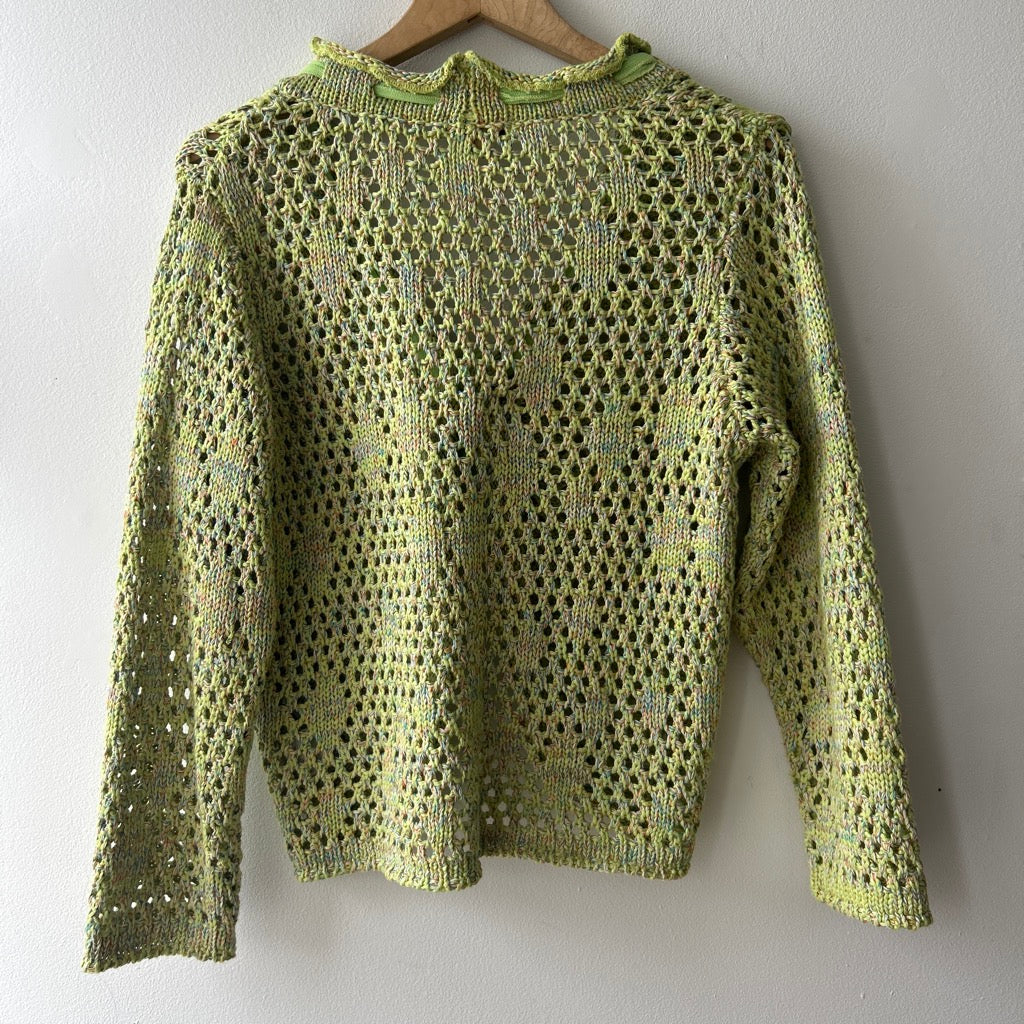 90s crochet cardigan by Tricotto