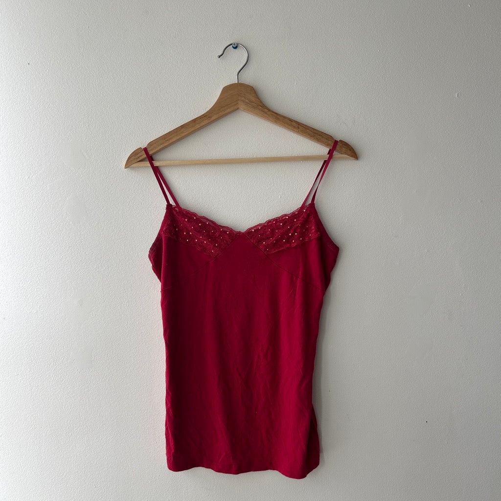 Y2K bedazzled cami top by seduction