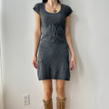 2010s babydoll wool-blend dress by clockhouse