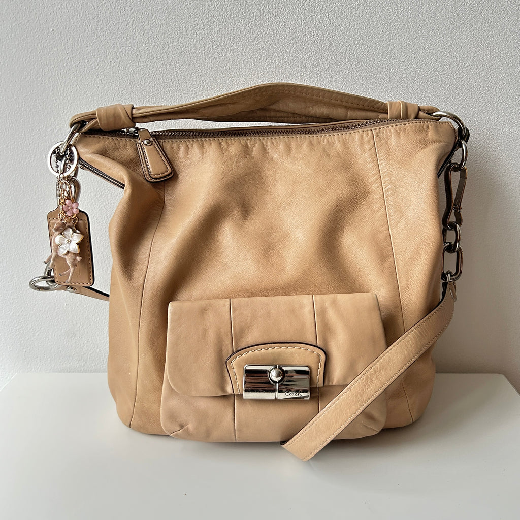 2010s coach Kristin shoulder bag in camel