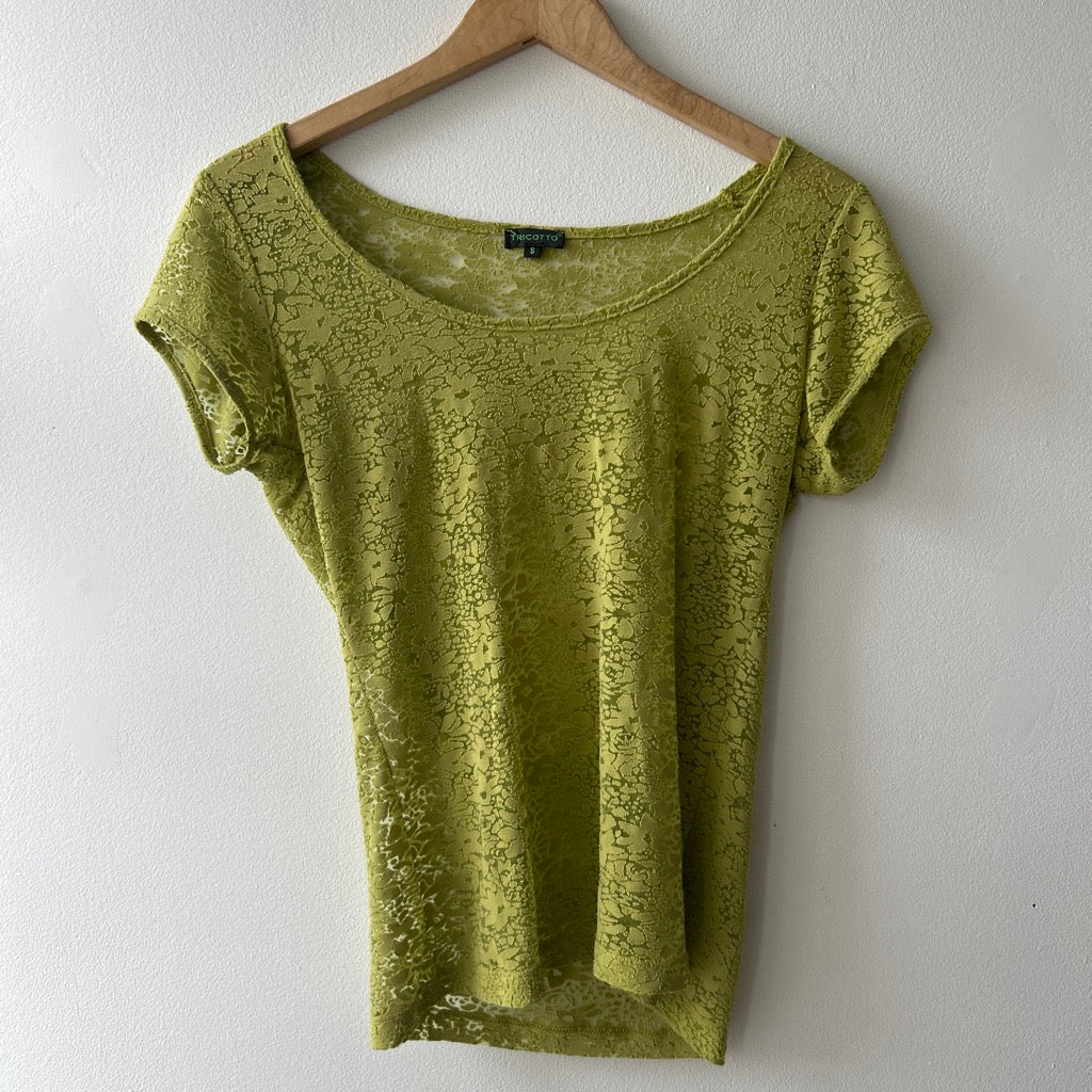 2010s mesh top by Tricotto