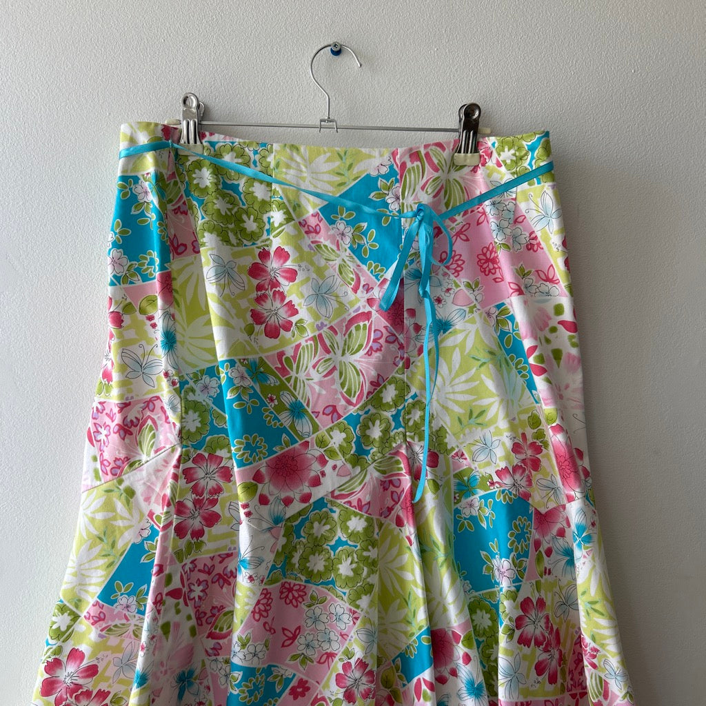 Y2K floral midi skirt by Tristan & iseut