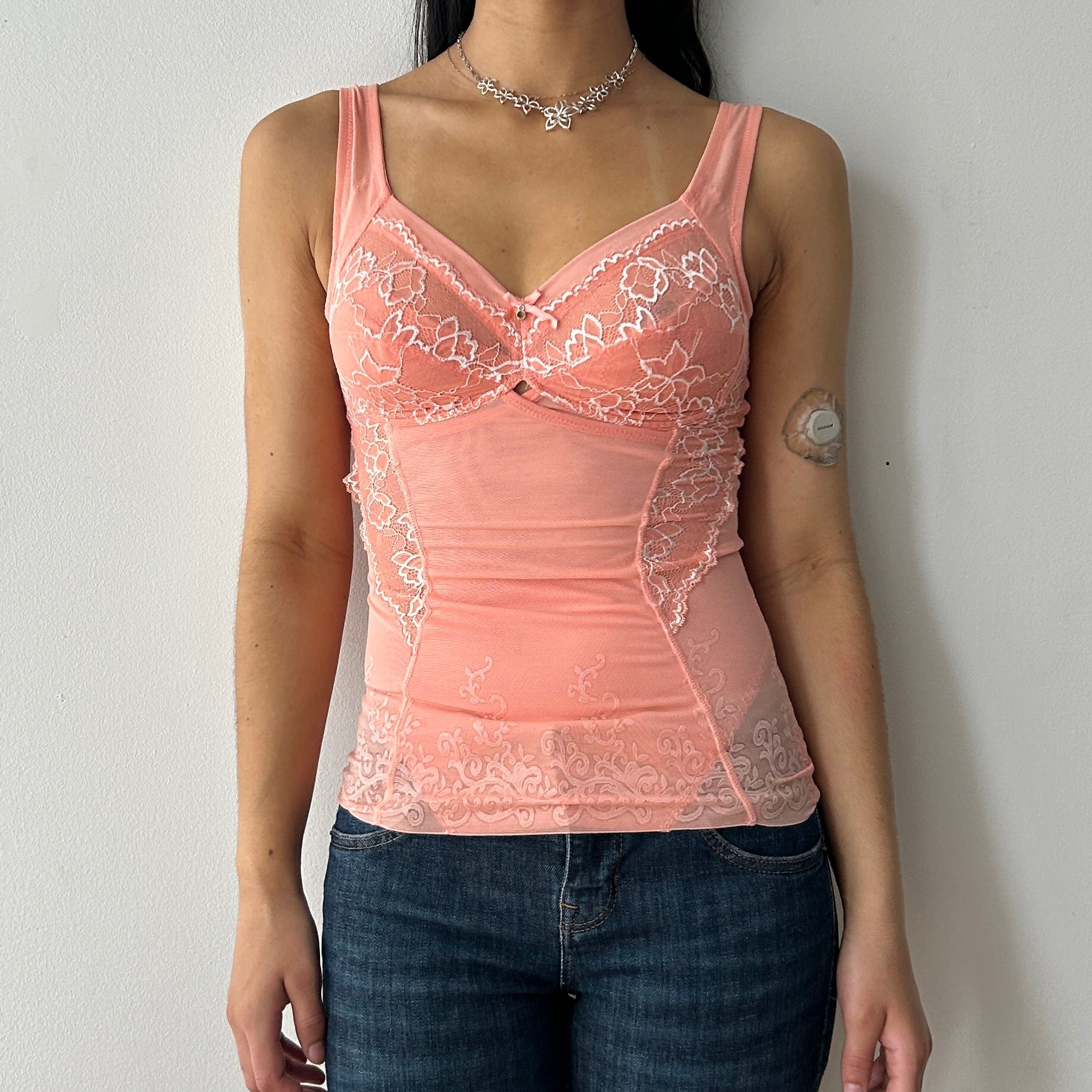 vintage lace bustier top by Allesens