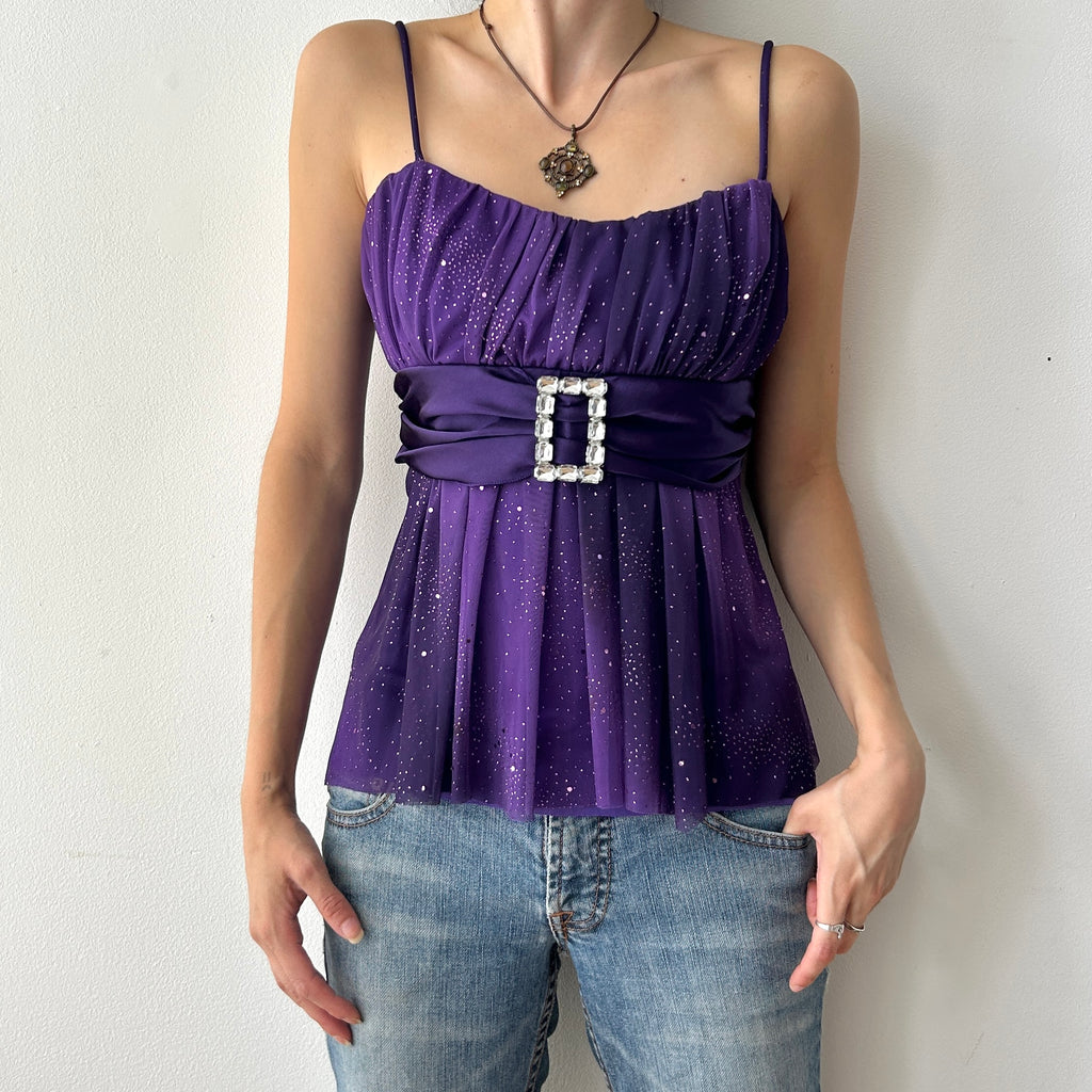 2000s sparkly top by jessica