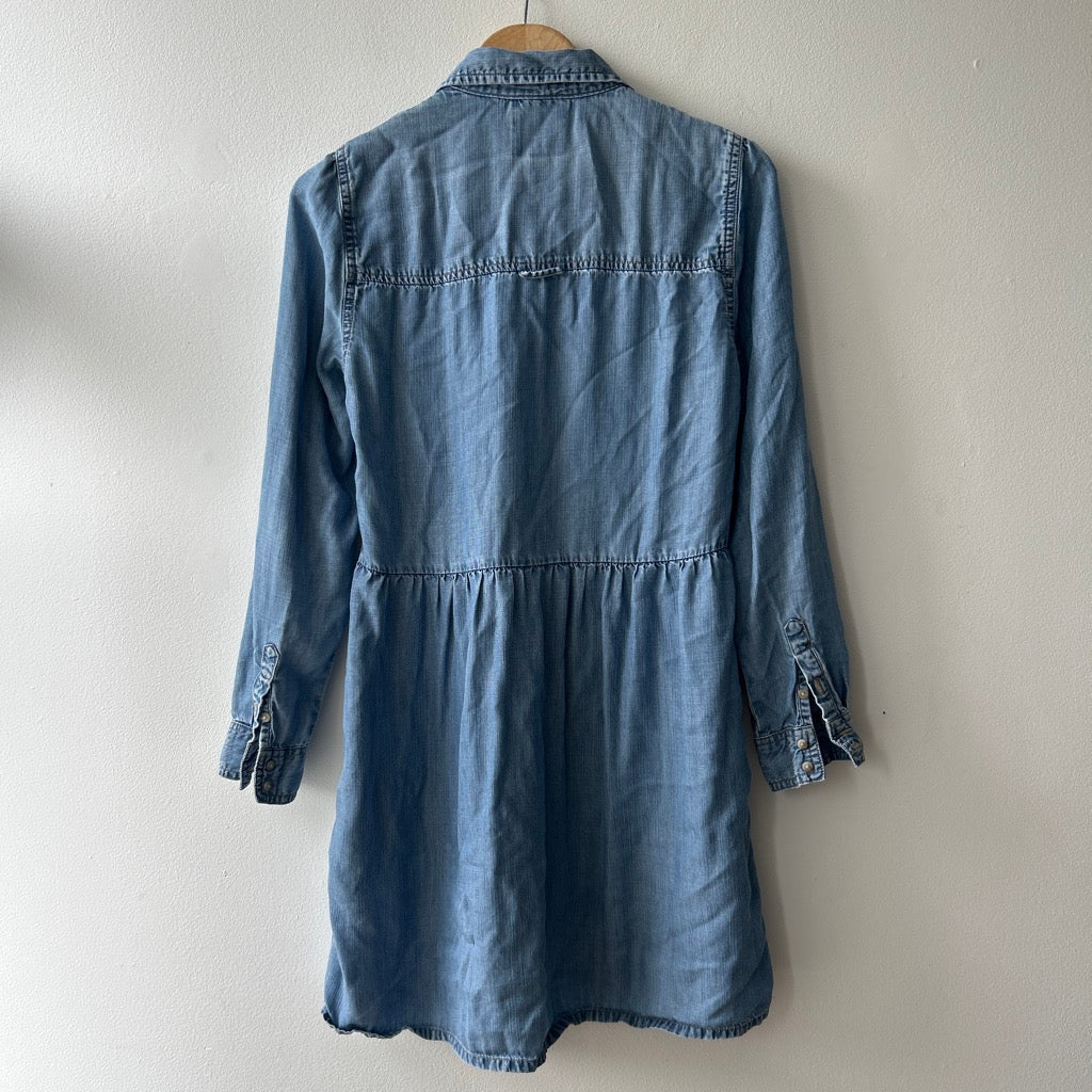 2010s babydoll denim dress by American eagle