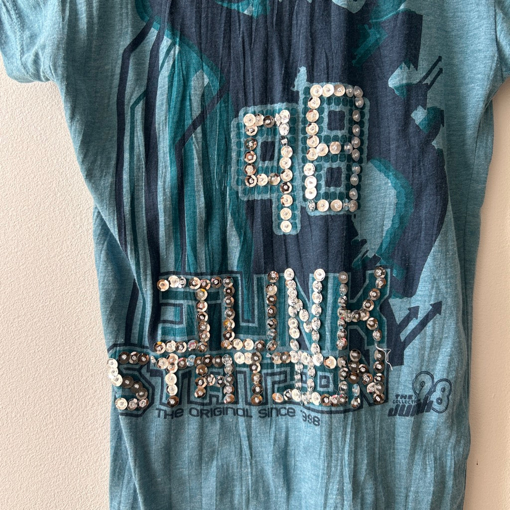 2000s sequin polo by Junk 98