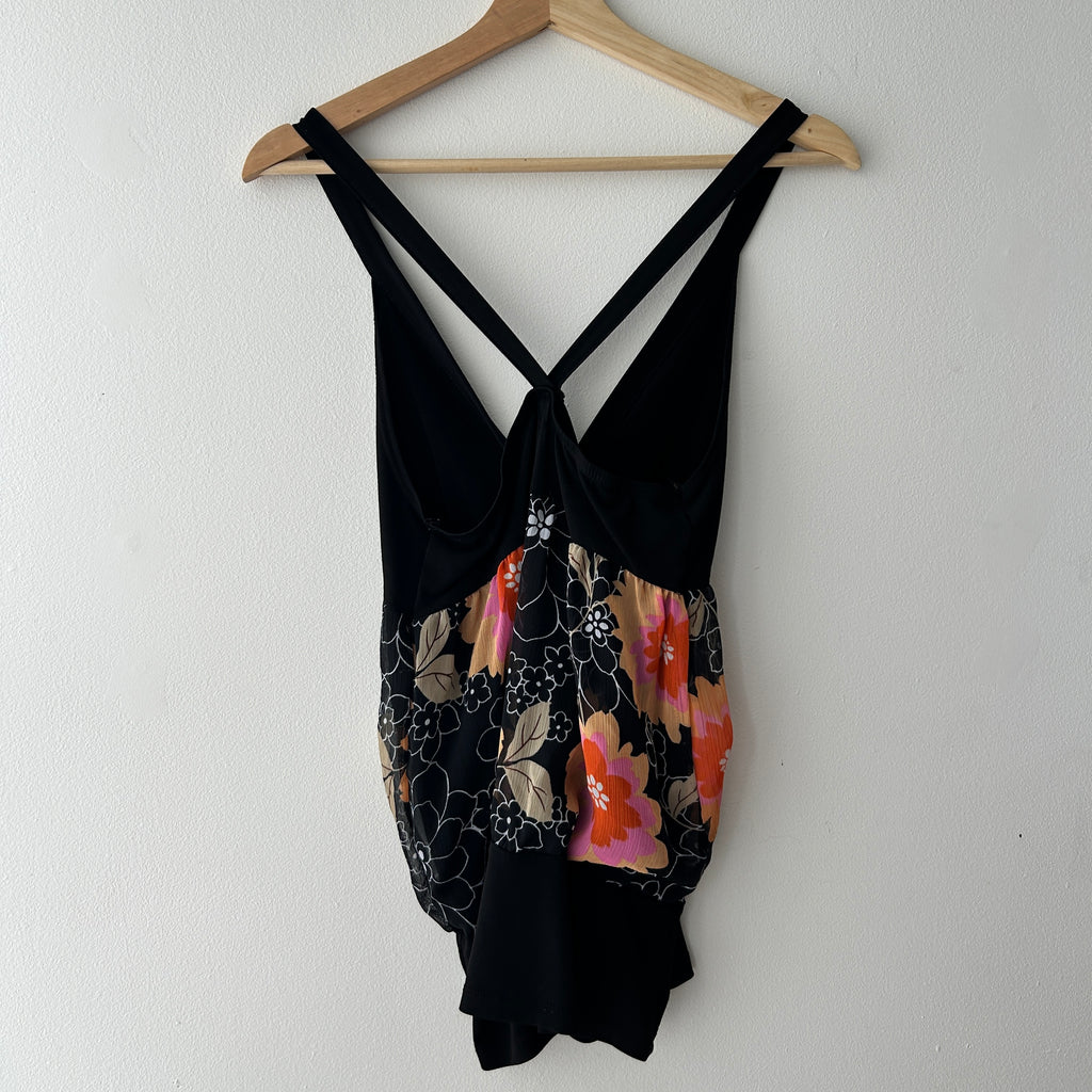 Y2K slouchy floral top by Suzy shier