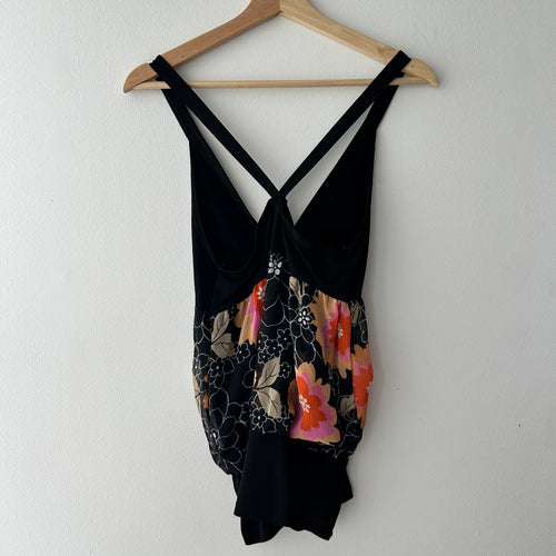 Y2K slouchy floral top by Suzy shier