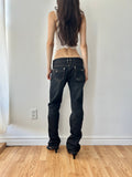 2000s straight leg black jeans