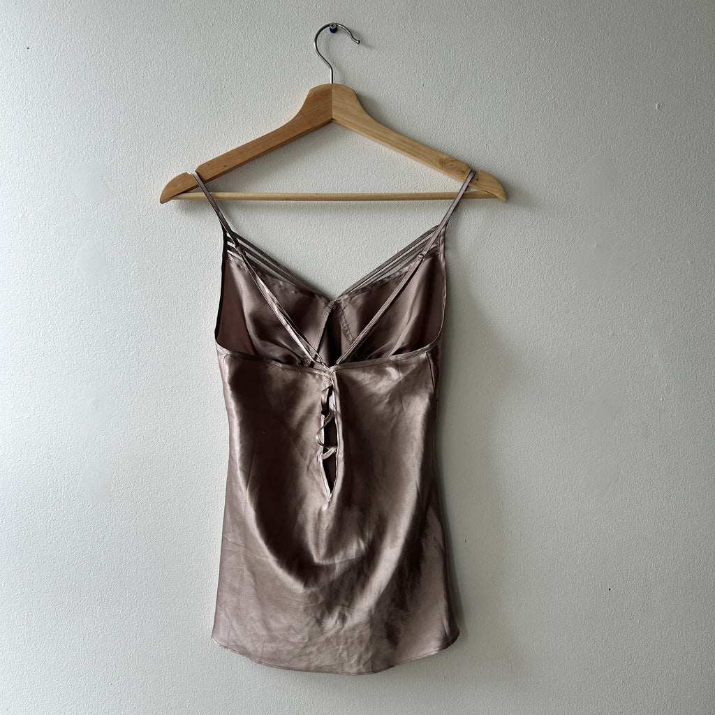 vintage strappy cami top by la vie en rose