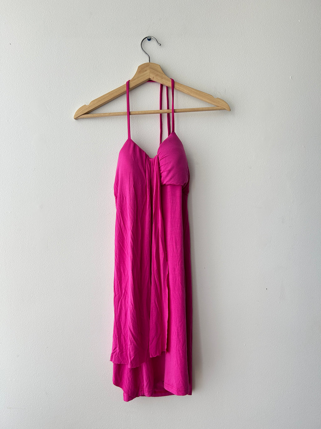 Y2K Halter Neck Pink Dress