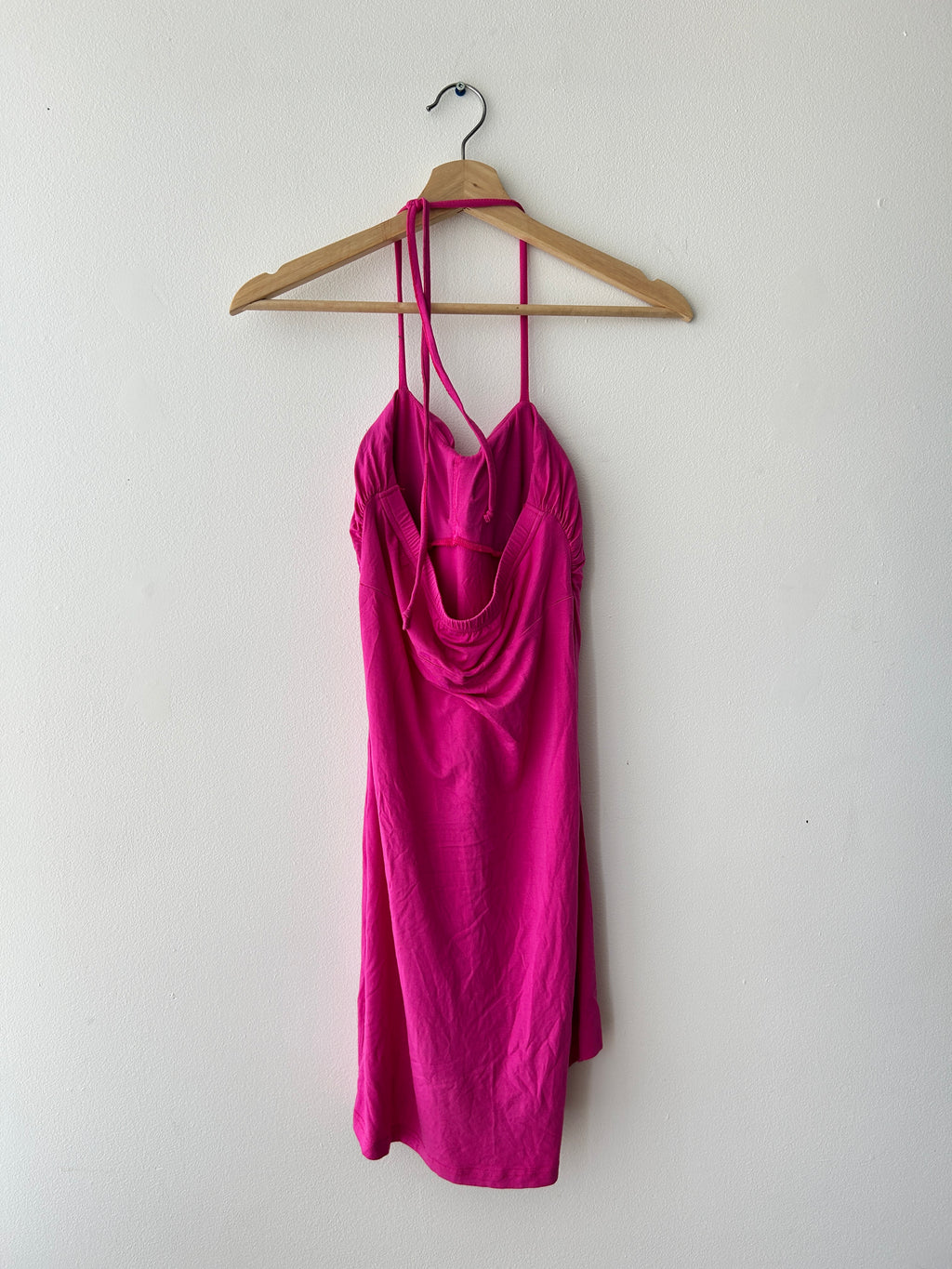 Y2K Halter Neck Pink Dress