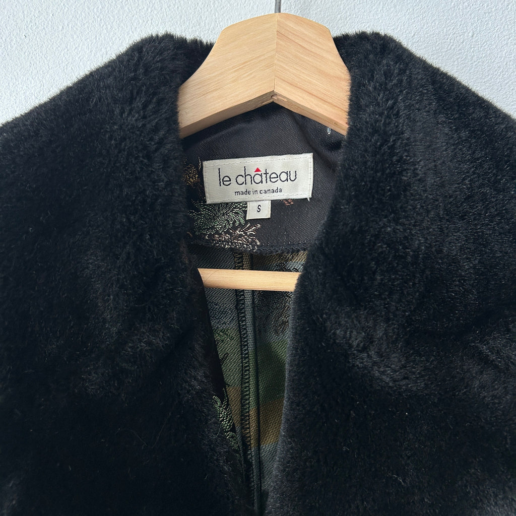 Deadstock Le Chateau Satin Fur Collar Jacket