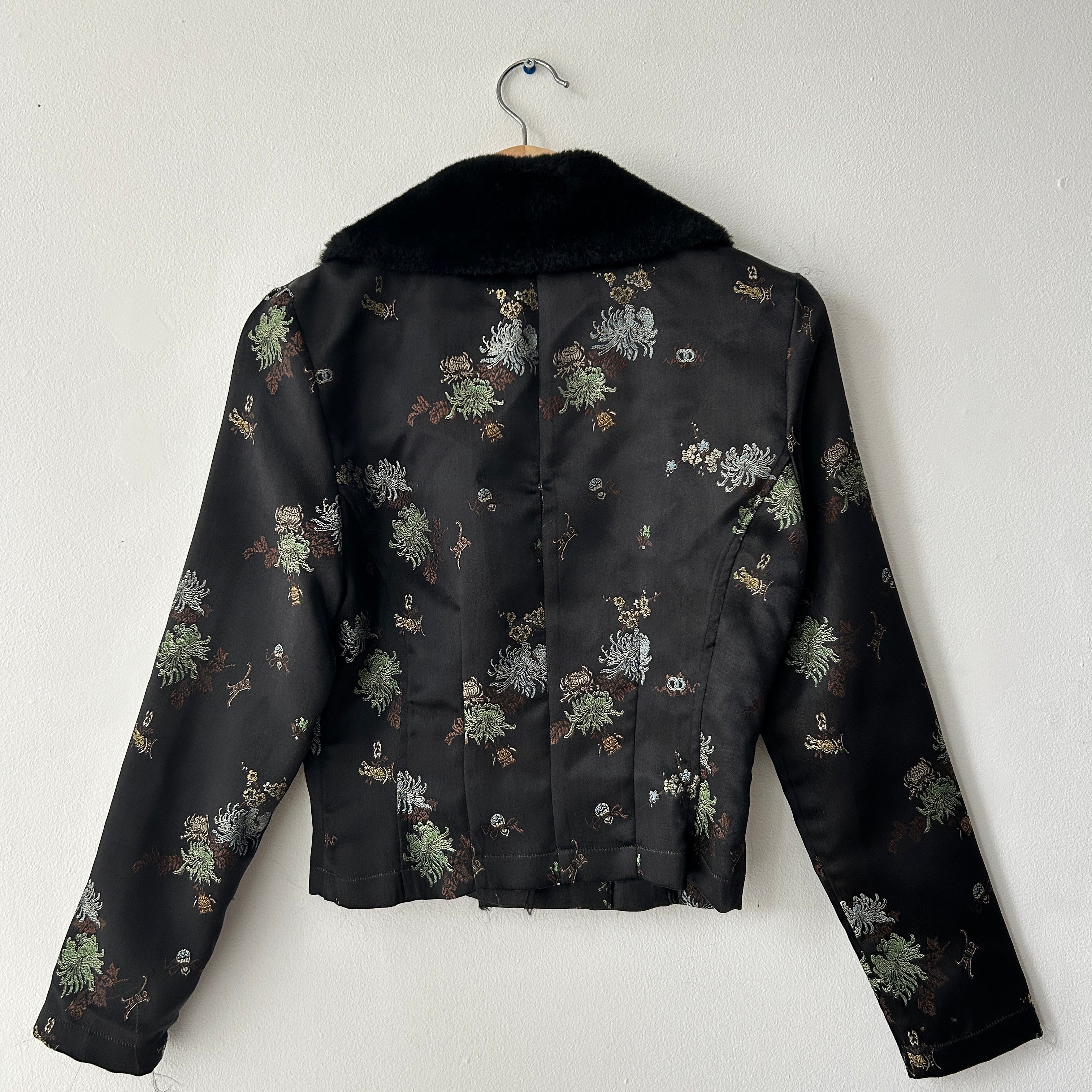 Deadstock Le Chateau Satin Fur Collar Jacket