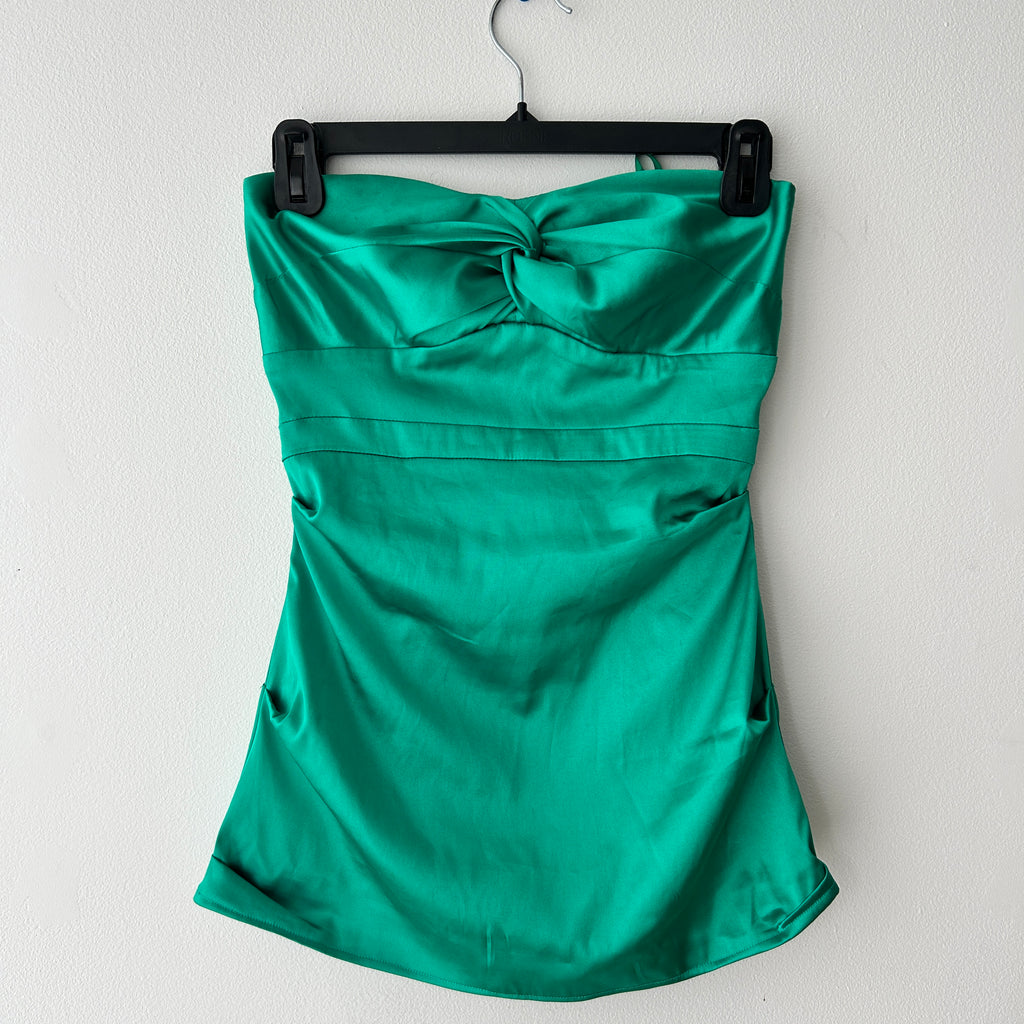 Y2K Bustier Satin Corset Top by Le Chateau (Upcycle)
