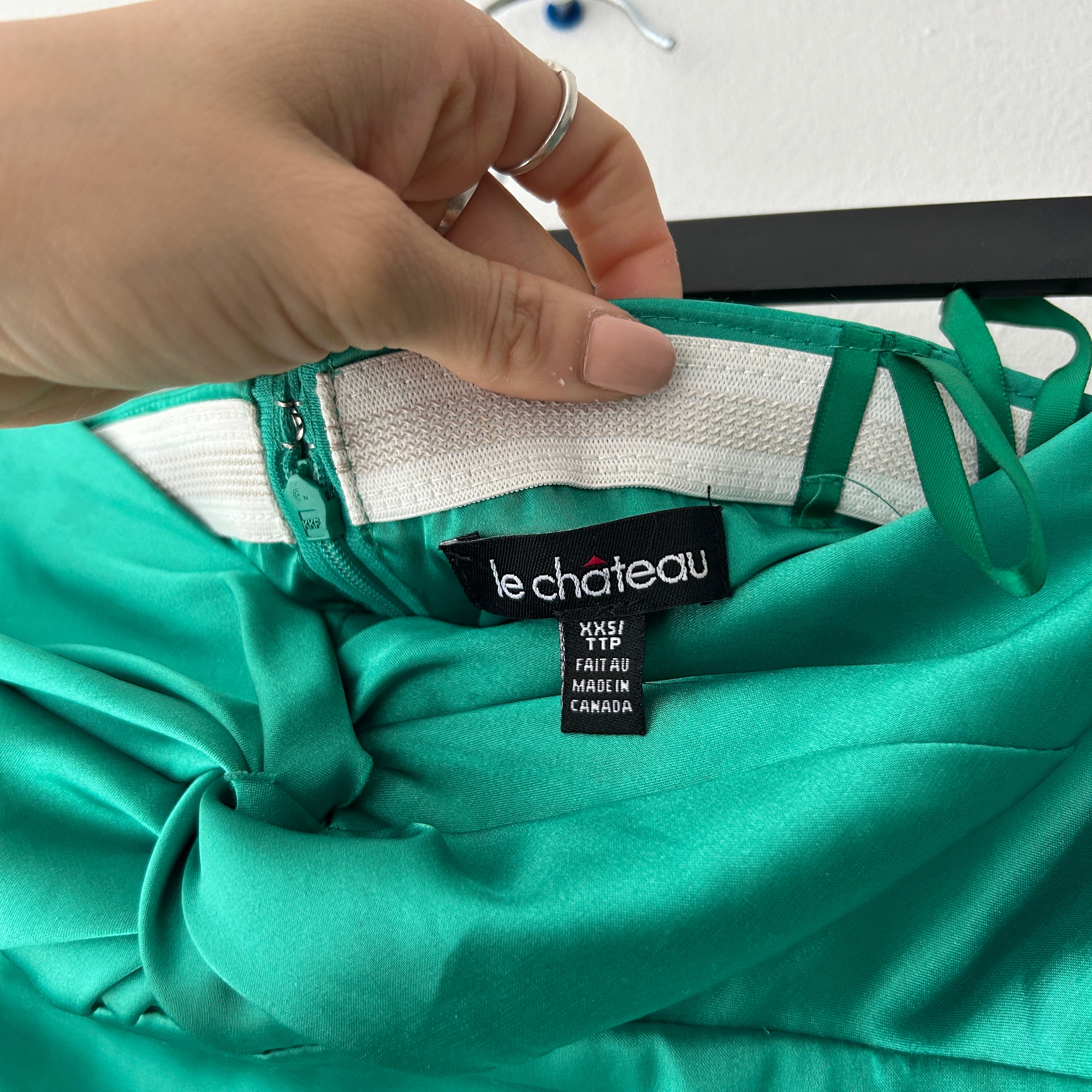 Y2K Bustier Satin Corset Top by Le Chateau (Upcycle)