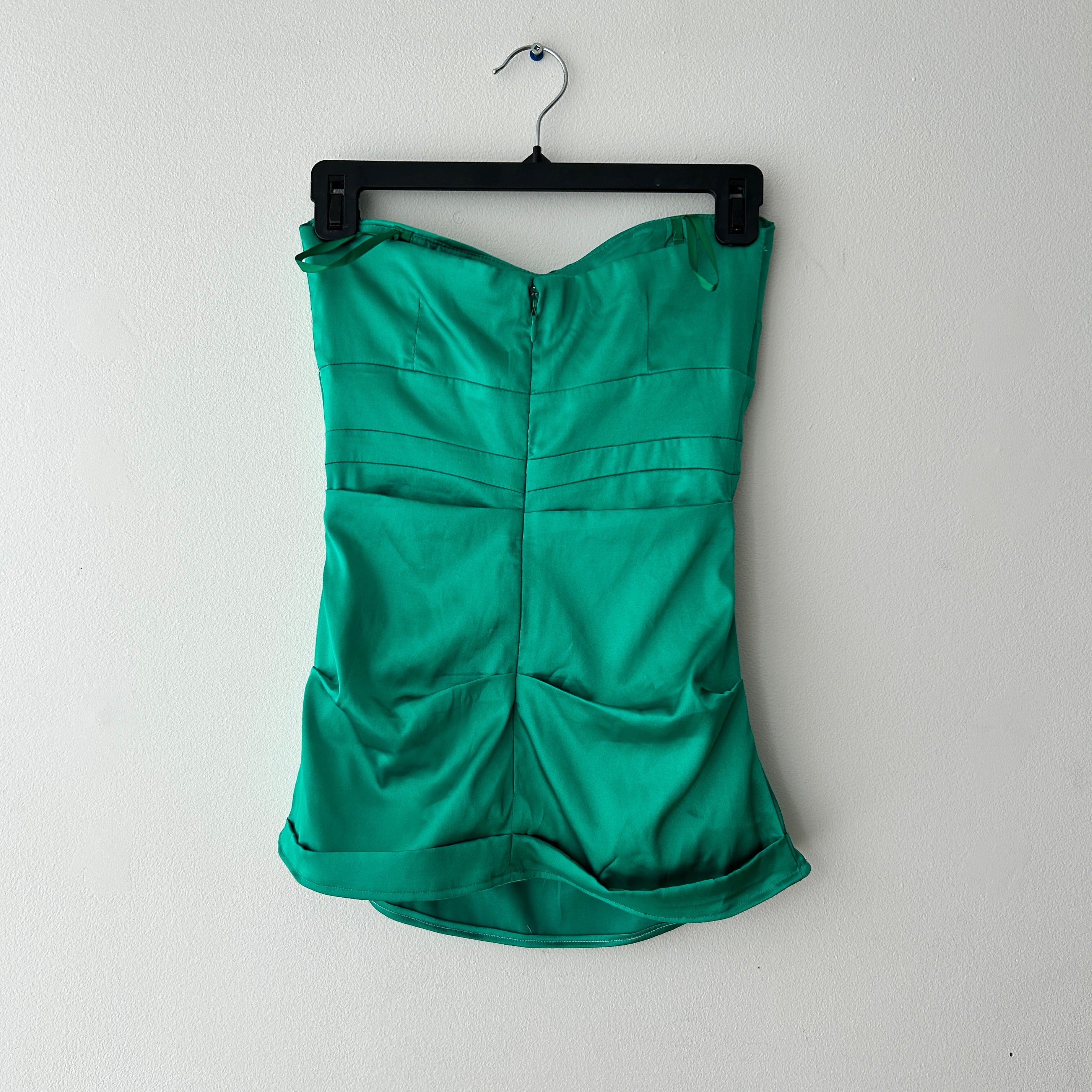 Y2K Bustier Satin Corset Top by Le Chateau (Upcycle)