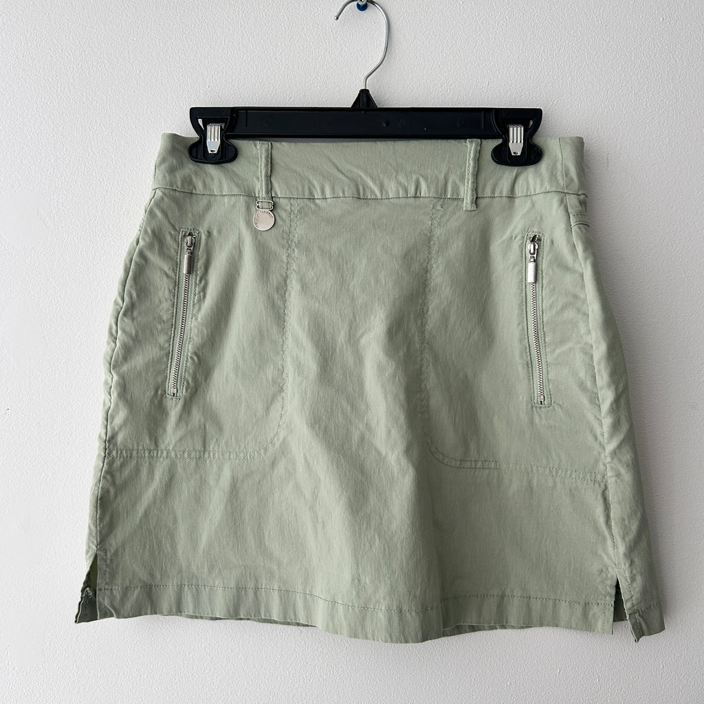 Y2K Mint Green Low-Rise Midi Skirt