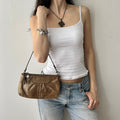 Vintage Coach Ashley Shoulder Bag Metallic Effect