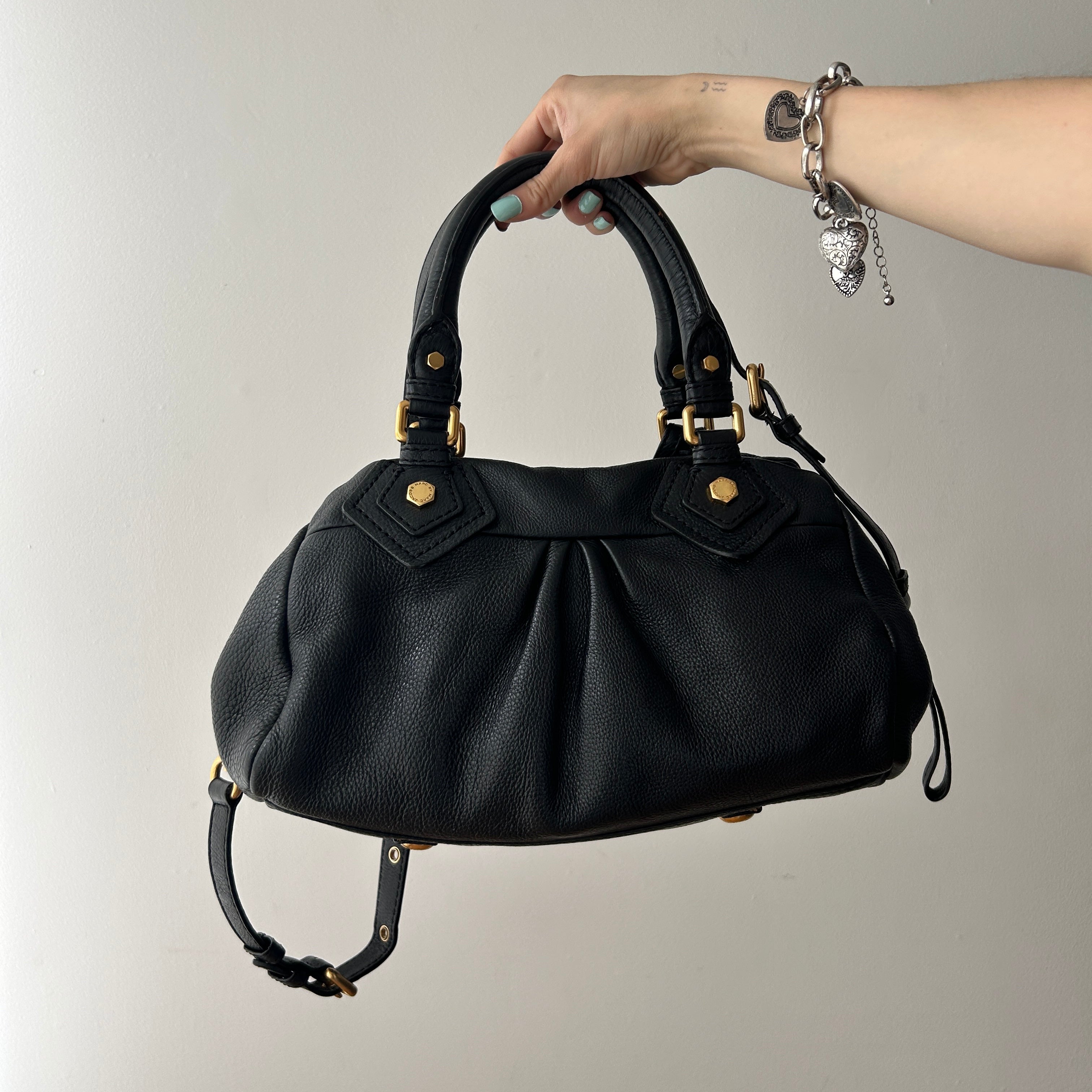 2000s Marc Jacobs Classic Q Groove Satchel Bag