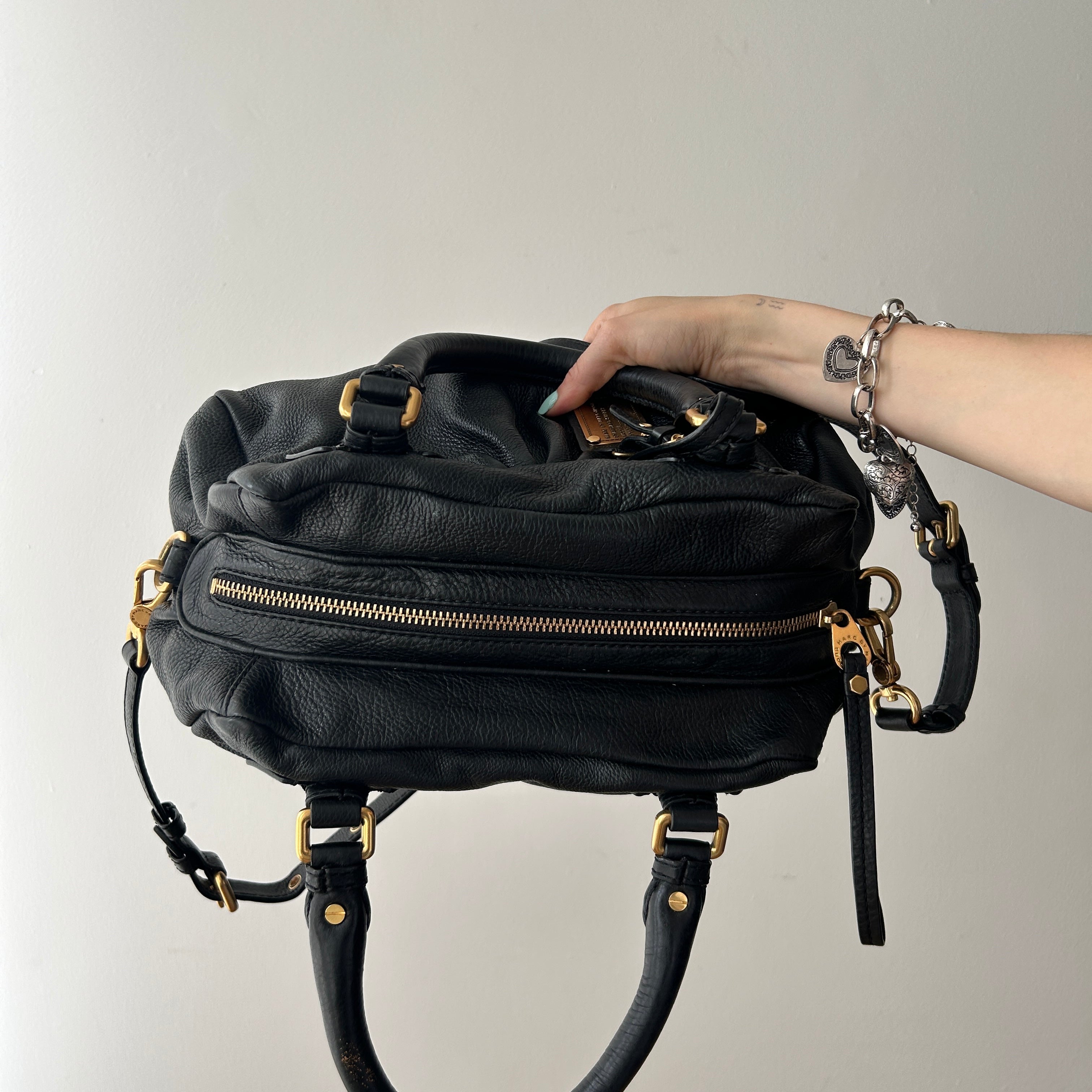 2000s Marc Jacobs Classic Q Groove Satchel Bag