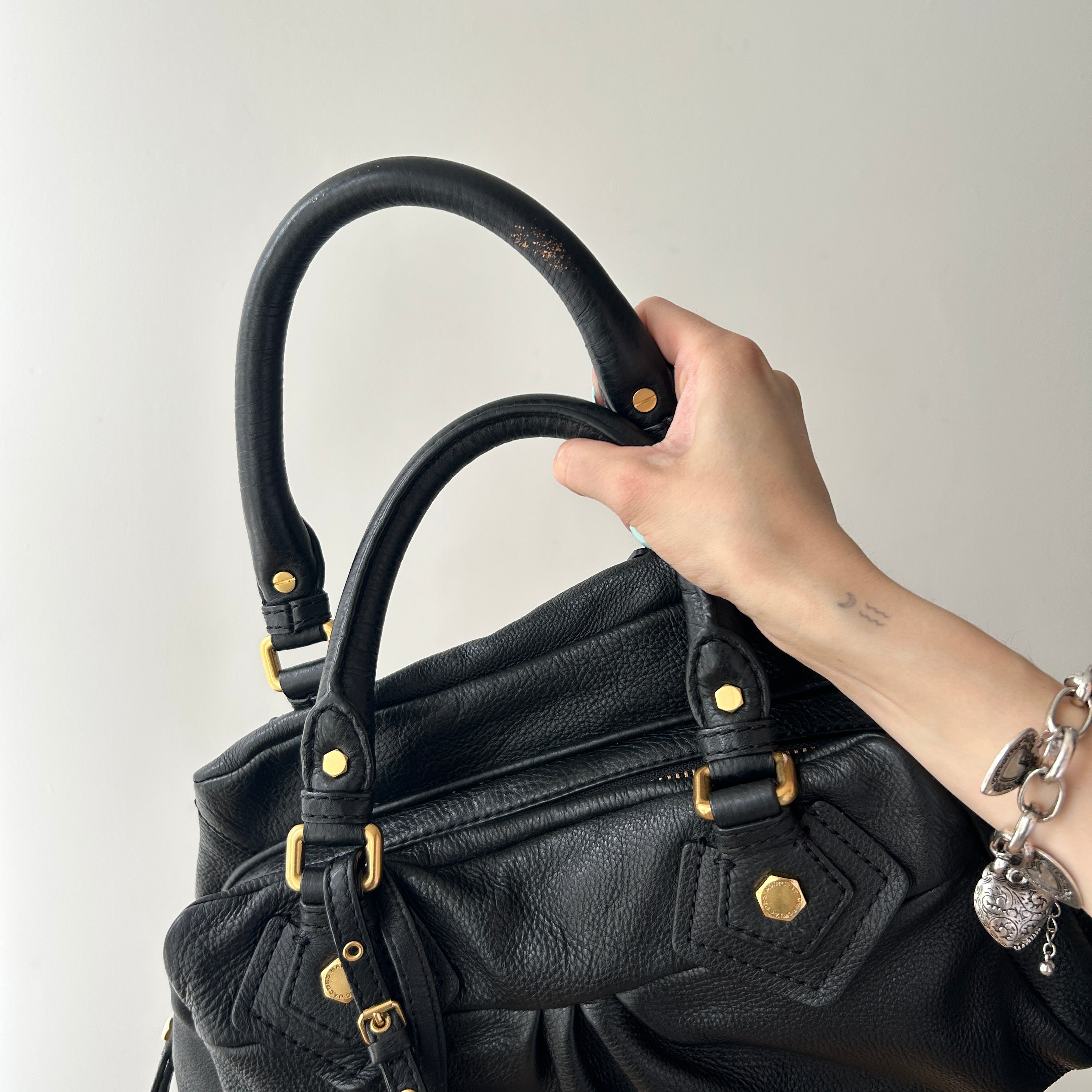 2000s Marc Jacobs Classic Q Groove Satchel Bag