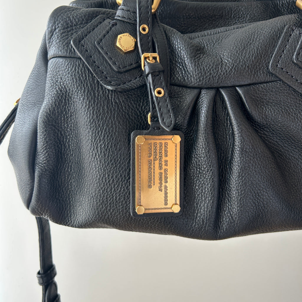 2000s Marc Jacobs Classic Q Groove Satchel Bag