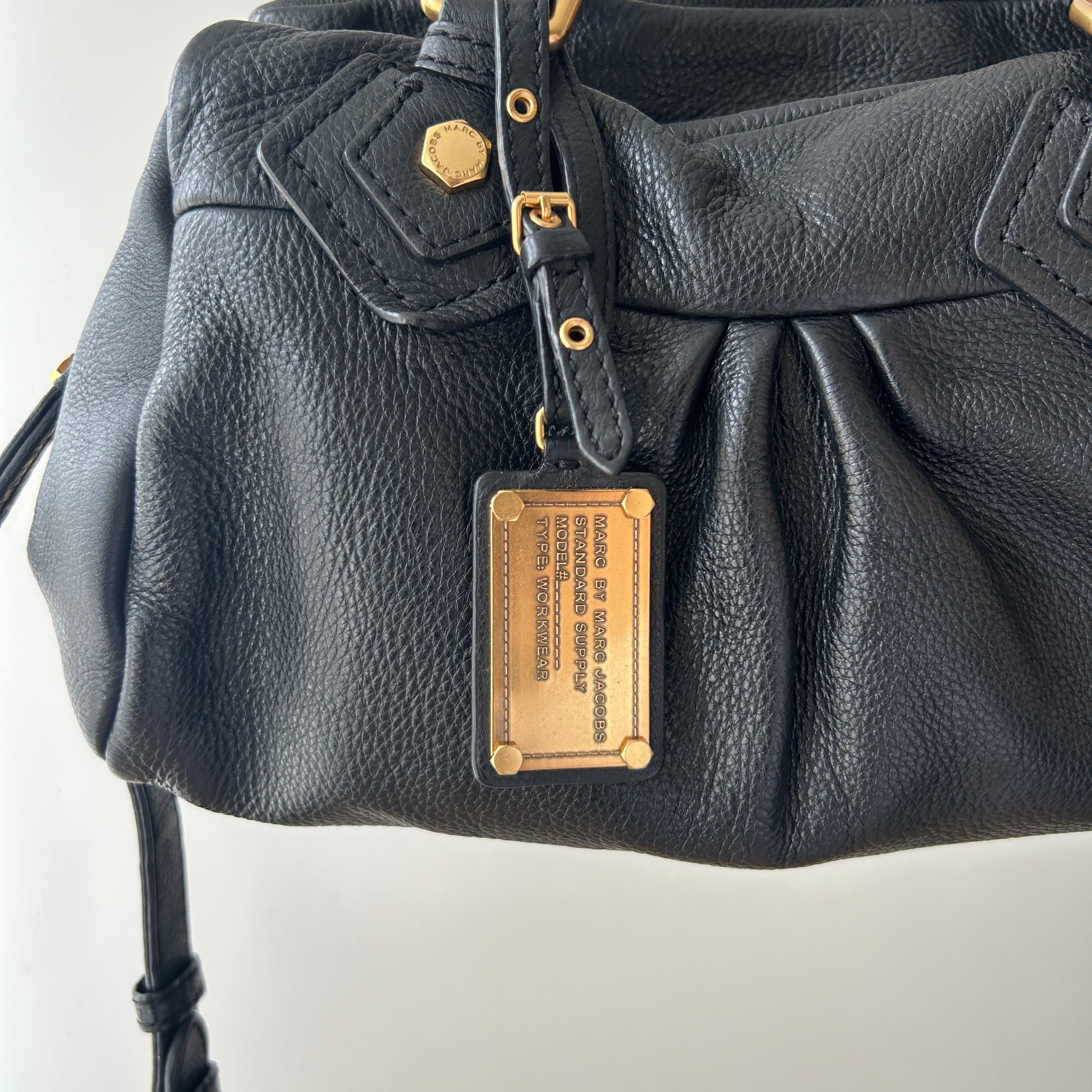 2000s Marc Jacobs Classic Q Groove Satchel Bag