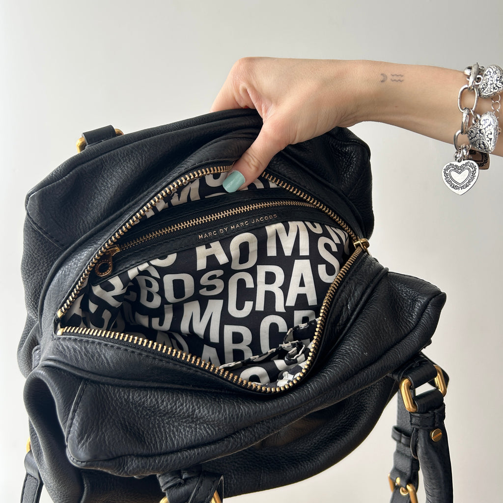 2000s Marc Jacobs Classic Q Groove Satchel Bag