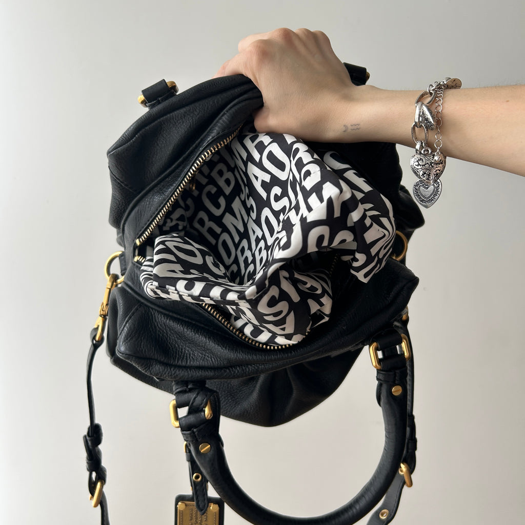 2000s Marc Jacobs Classic Q Groove Satchel Bag
