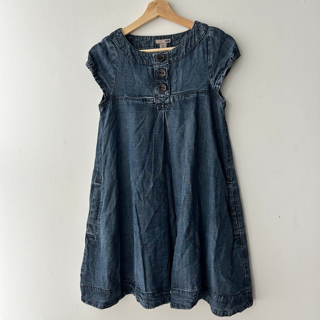 Twee Babydoll Denim Dress With Empire Waist by H&M