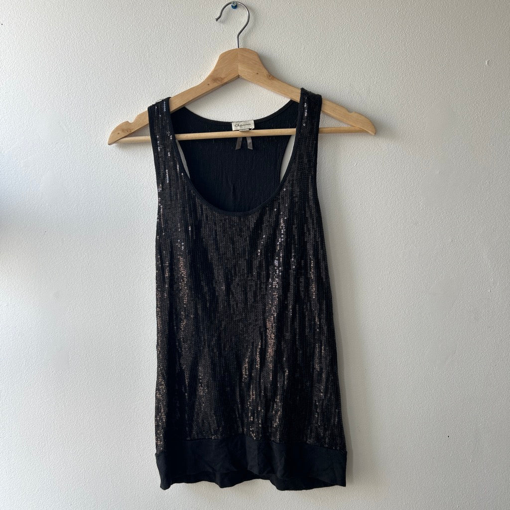 2010s sequin tank top by dynamite