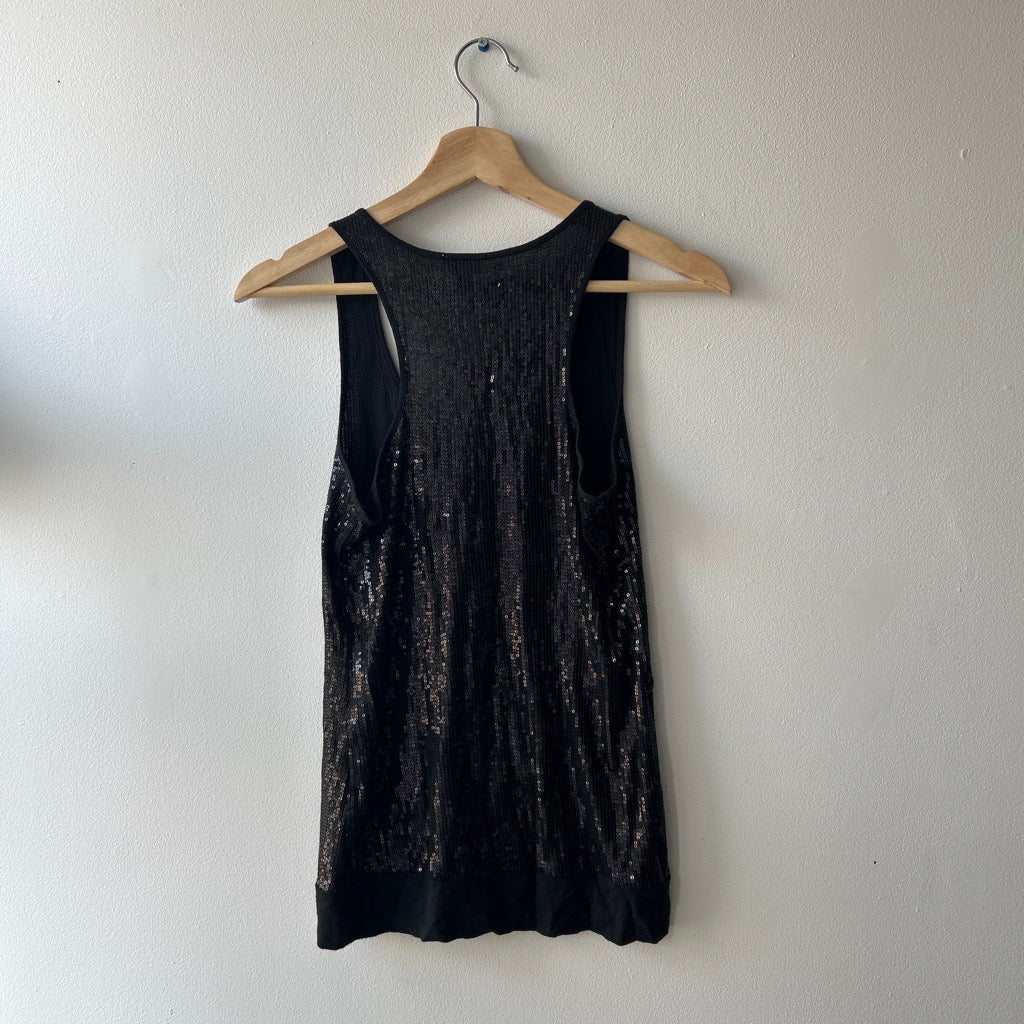 2010s sequin tank top by dynamite