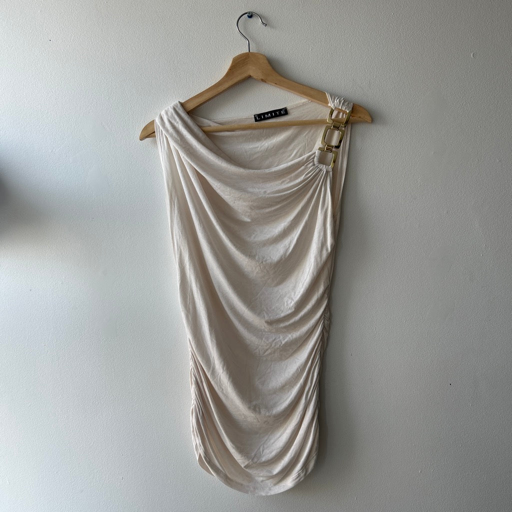 2000s slouchy gold hardware top by limité