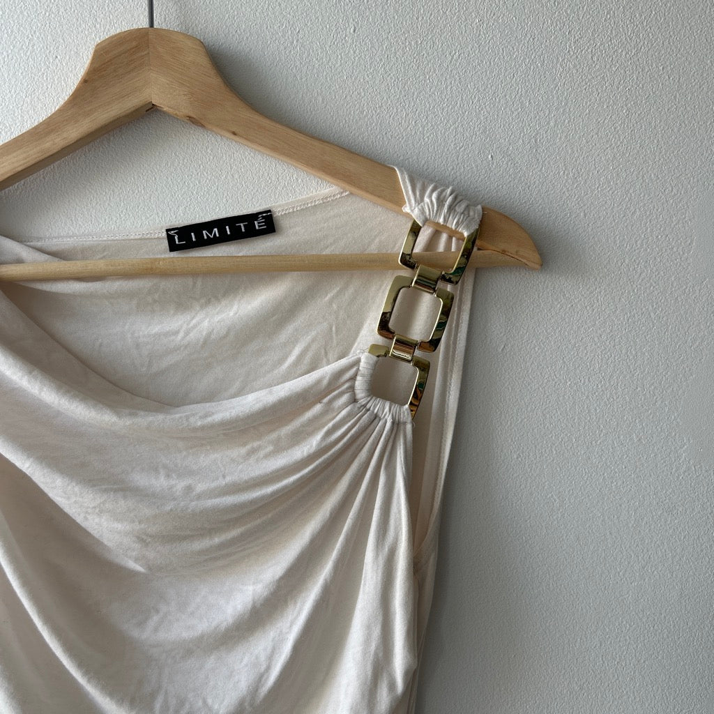 2000s slouchy gold hardware top by limité