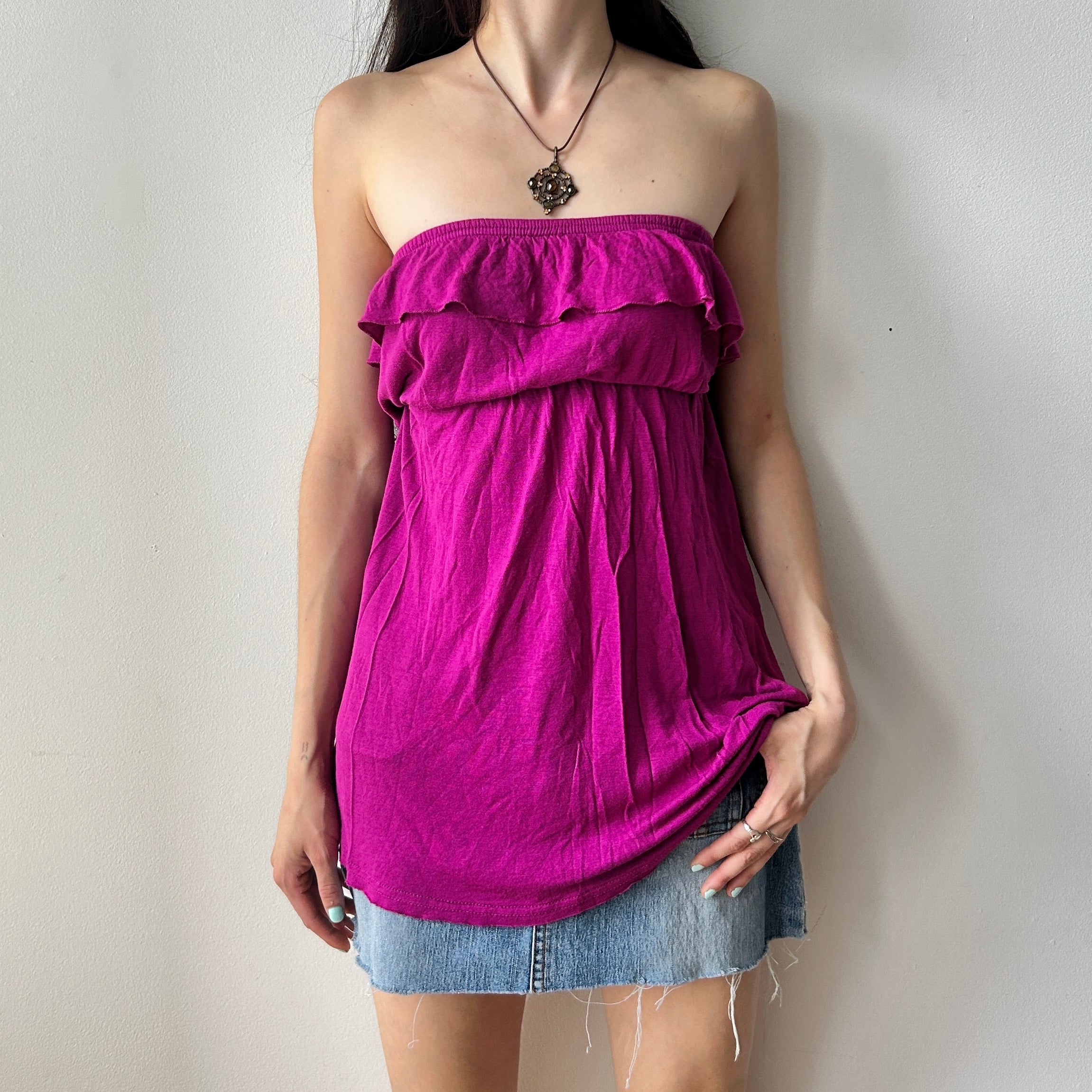 2010s Bandeau babydoll top by ardene