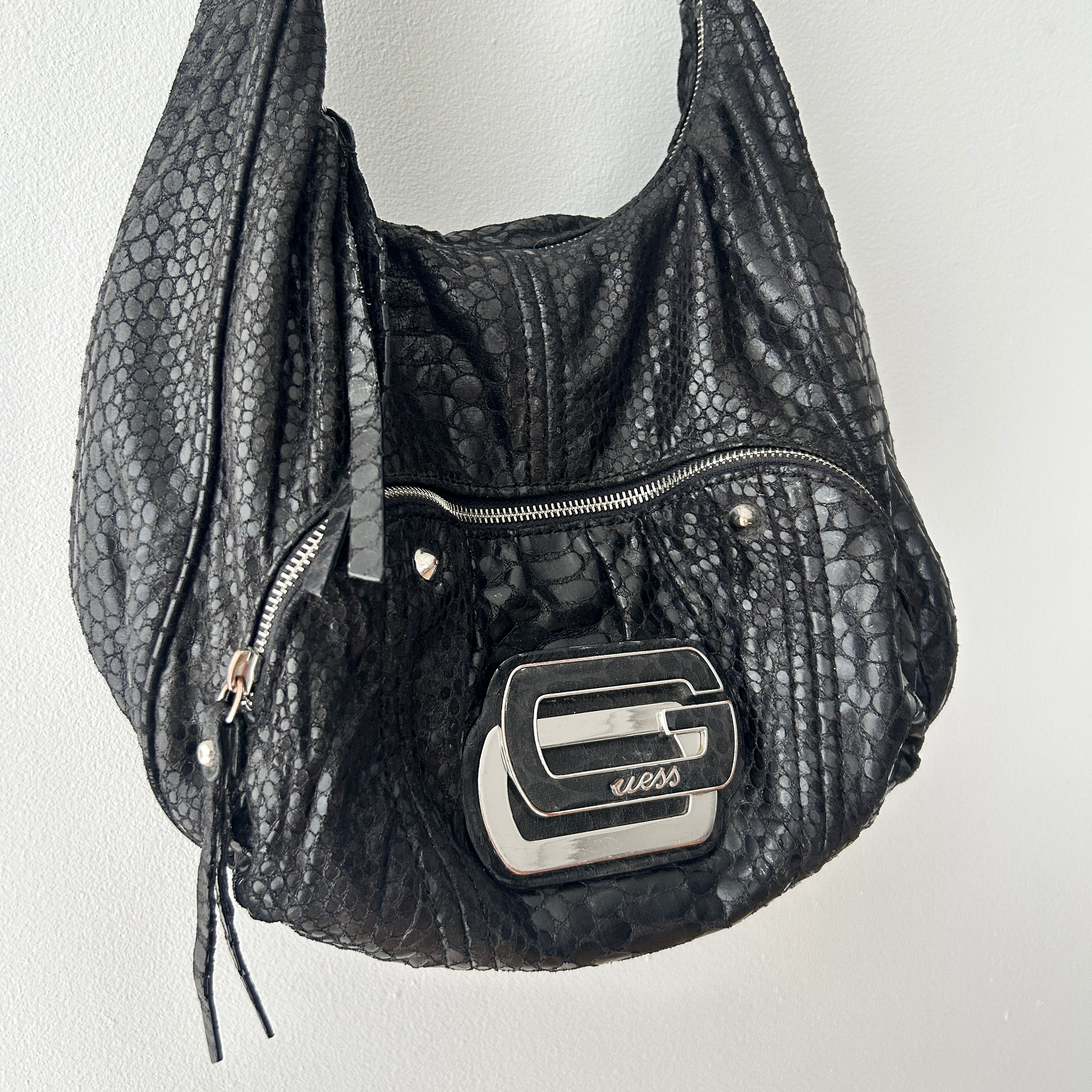 2000s Snakeskin bag by guess