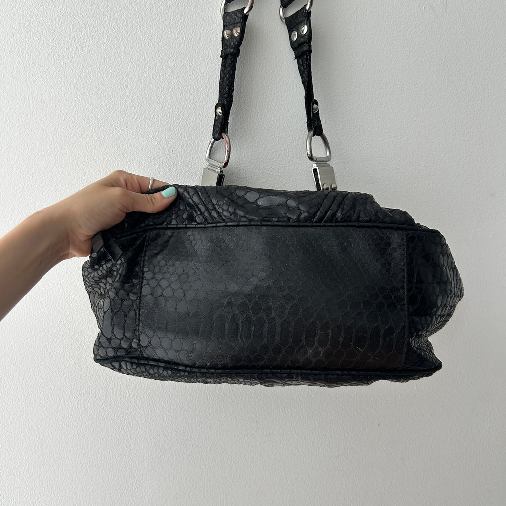 2000s Snakeskin bag by guess