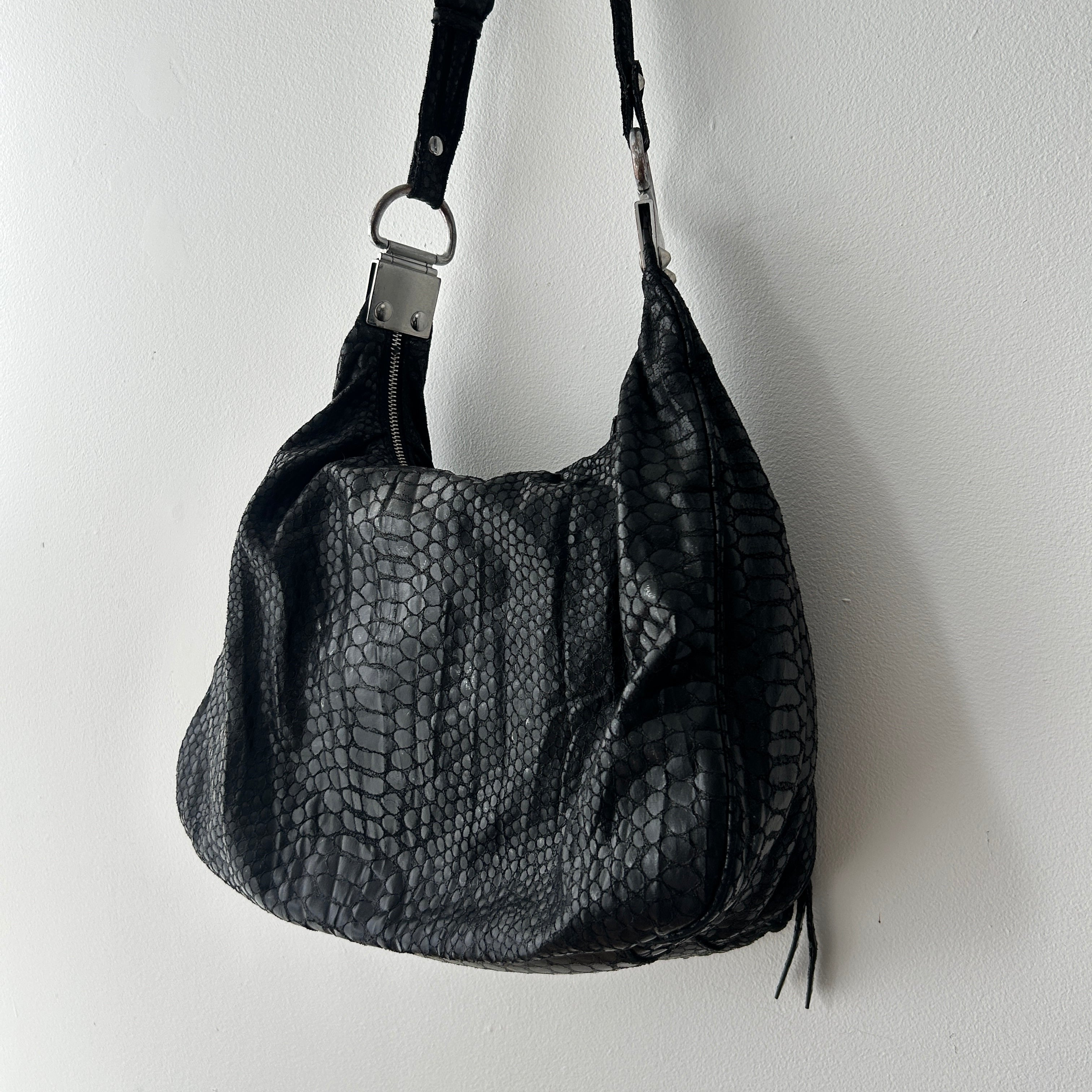 2000s Snakeskin bag by guess