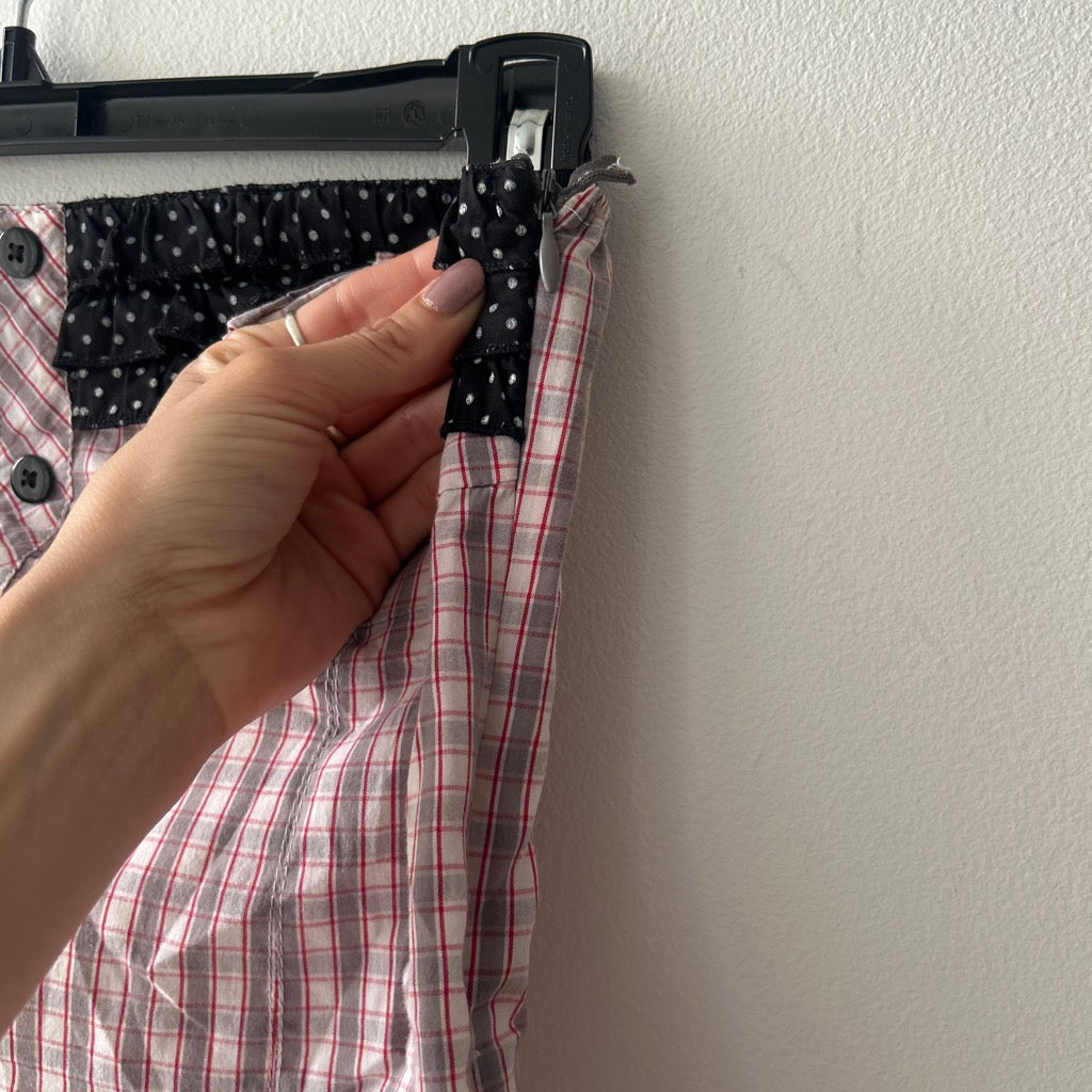 2000s ruffle bandeau top