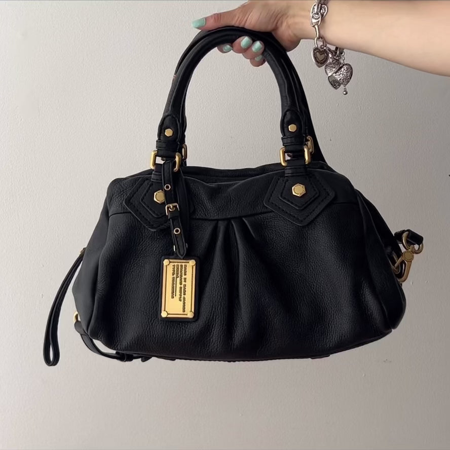 2000s Marc Jacobs Classic Q Groove Satchel Bag