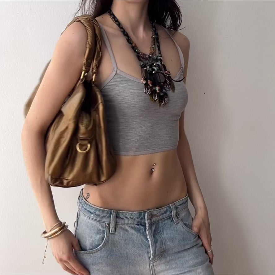 Y2K Marc by Marc Jacobs Gold Classic Q Hillier Hobo Bag